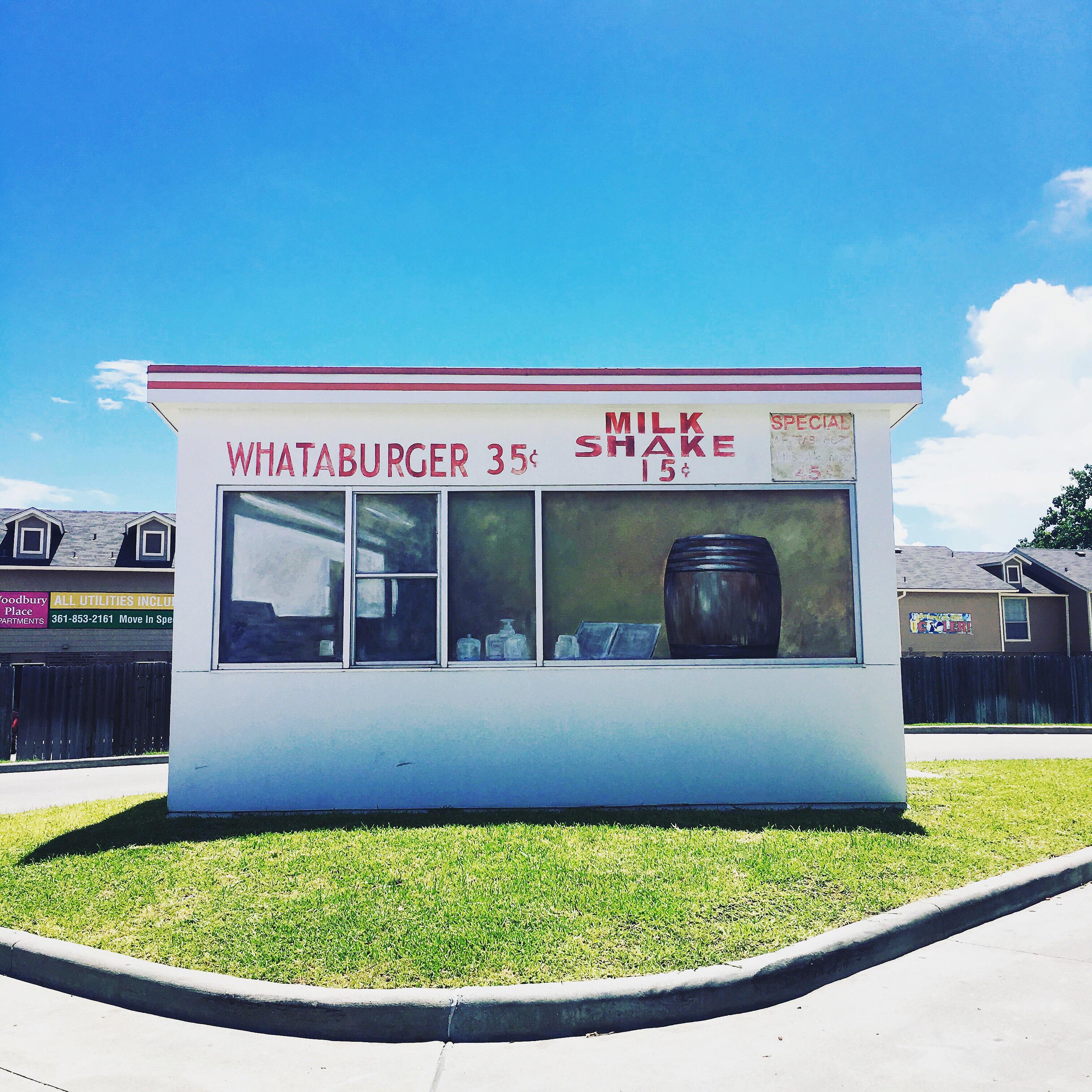 Neat throwback shack looking like the first Whataburger in Corpus Christi r/texas