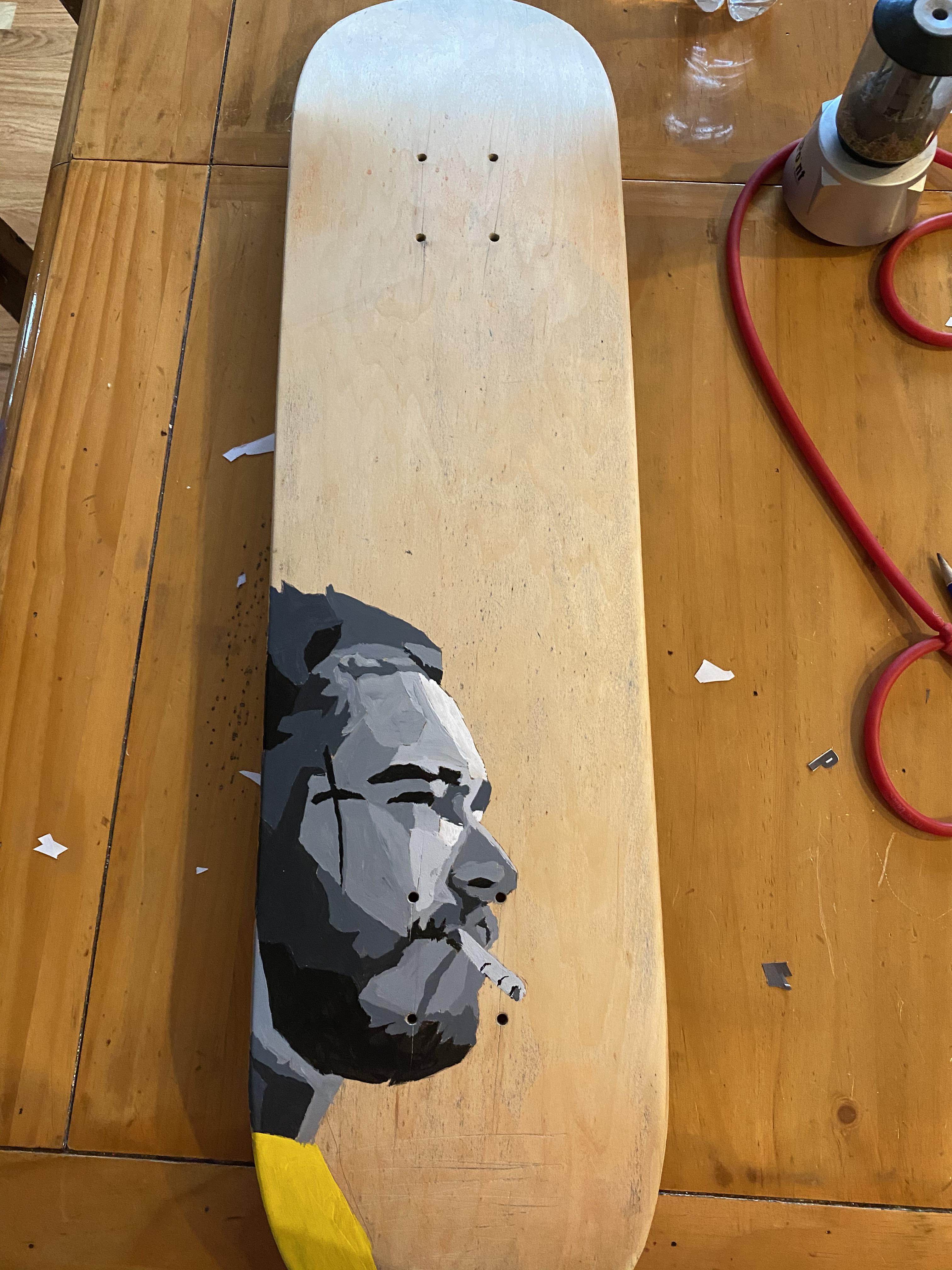 Coola Bord Cool board my brother painted for me! PostMalone