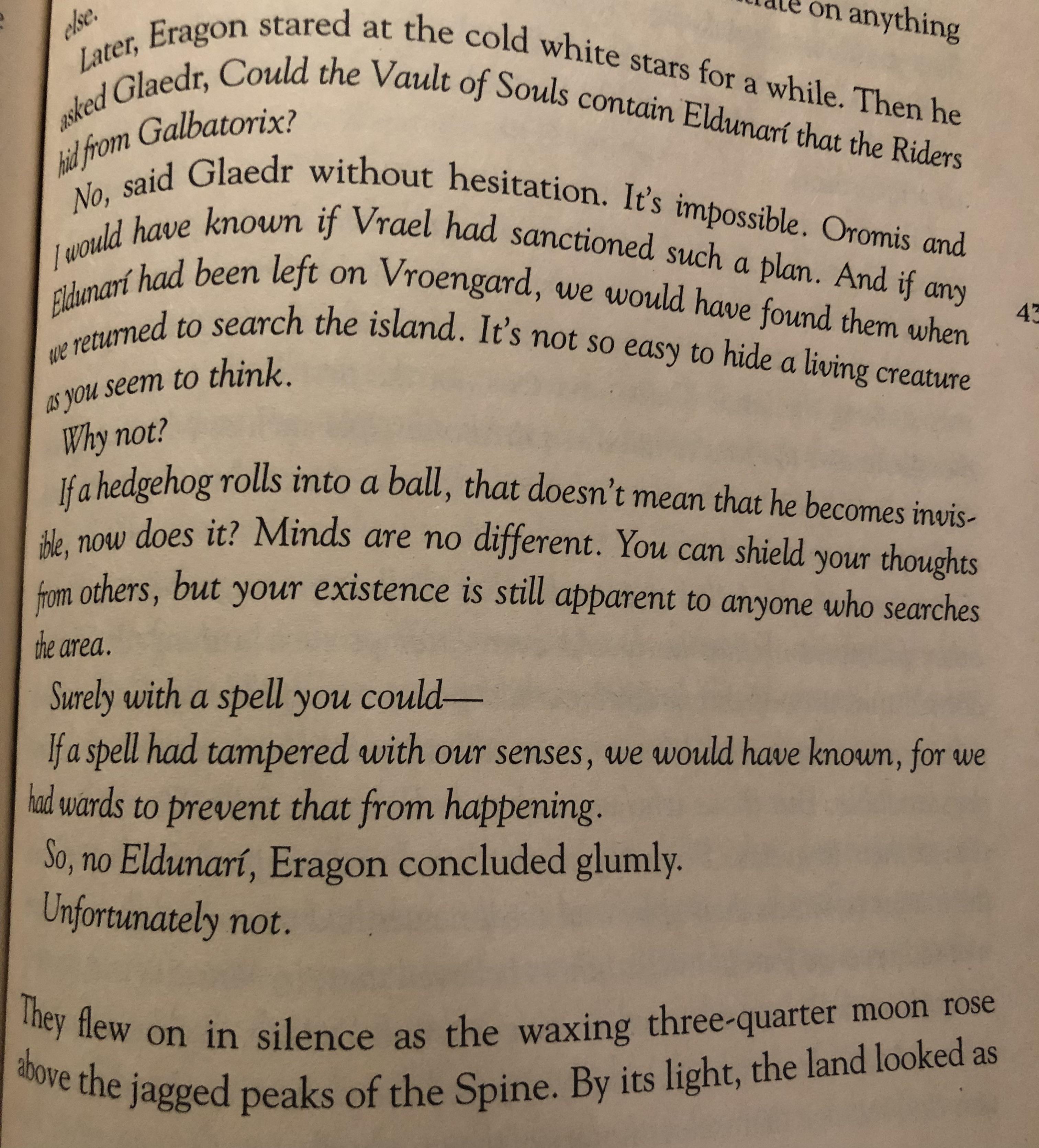 What was the point of Christopher Paolini writing this? r/Eragon