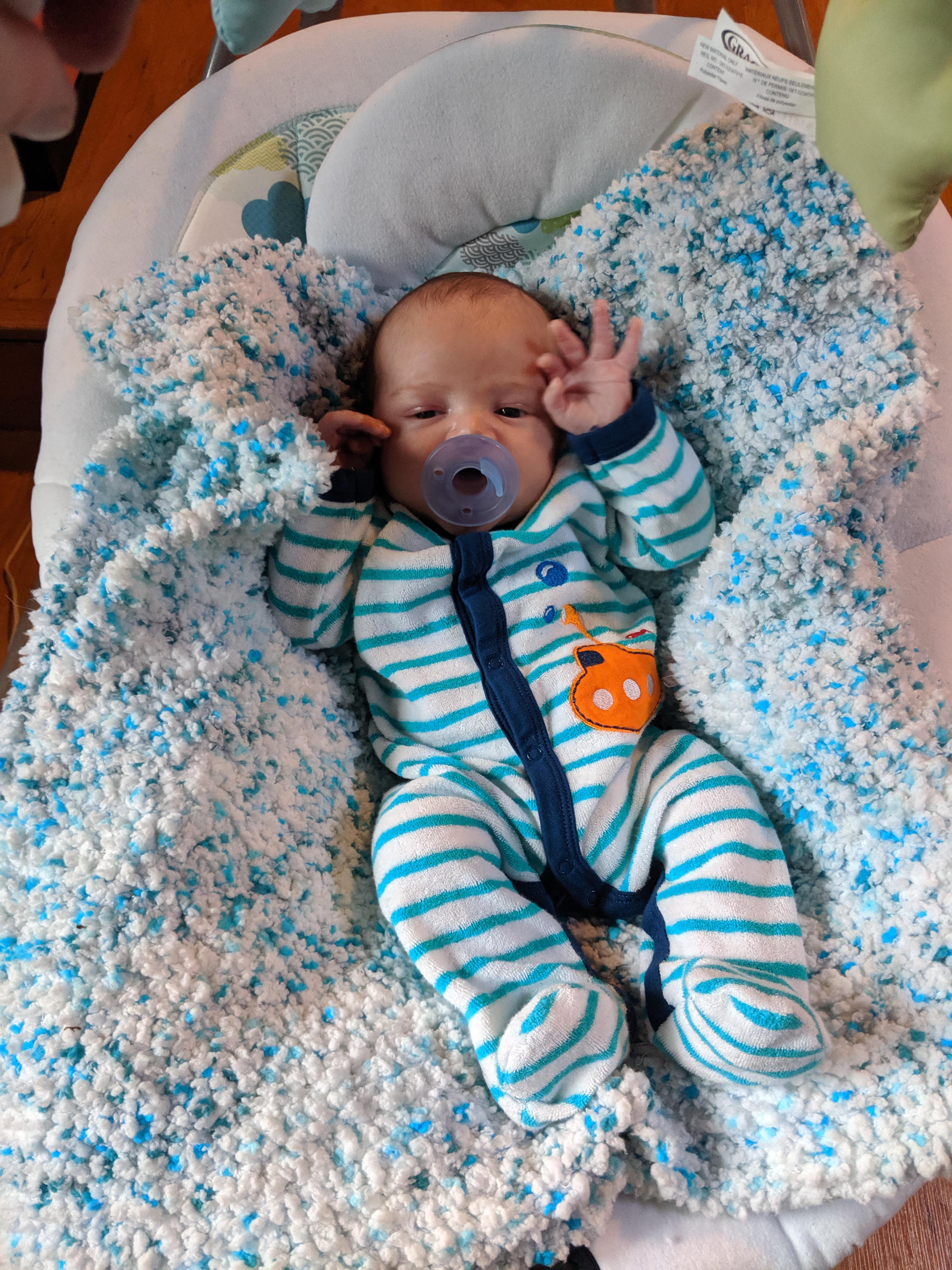 Baby Cai 7 weeks old r/newborns