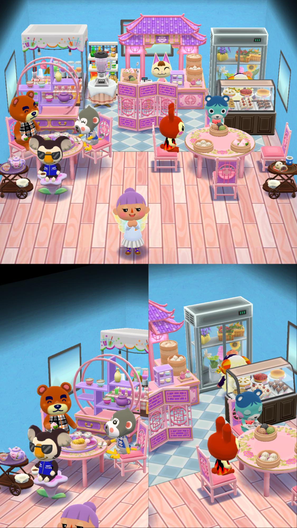 Finally finished my pastel cafe! r/ACPocketCamp