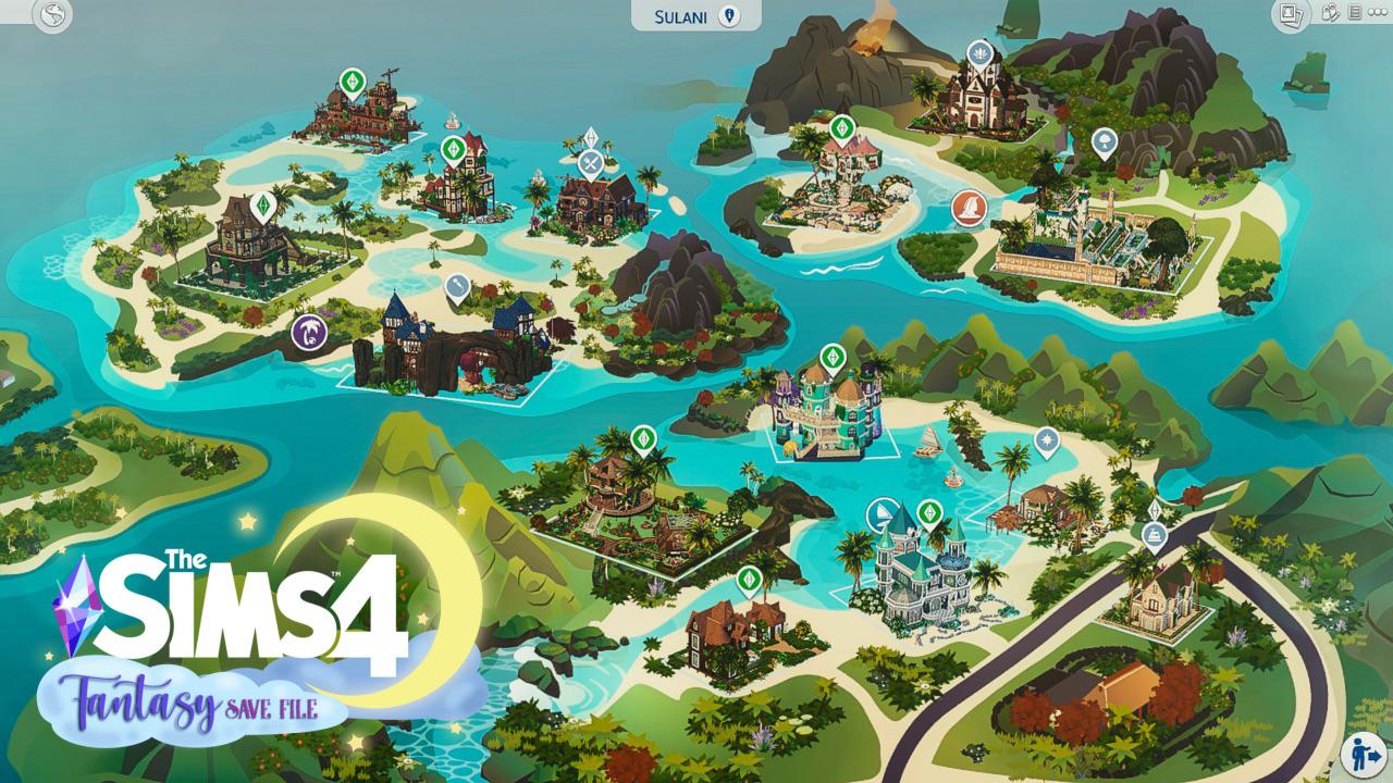 Sulani save file is finished and available for download! r/thesims