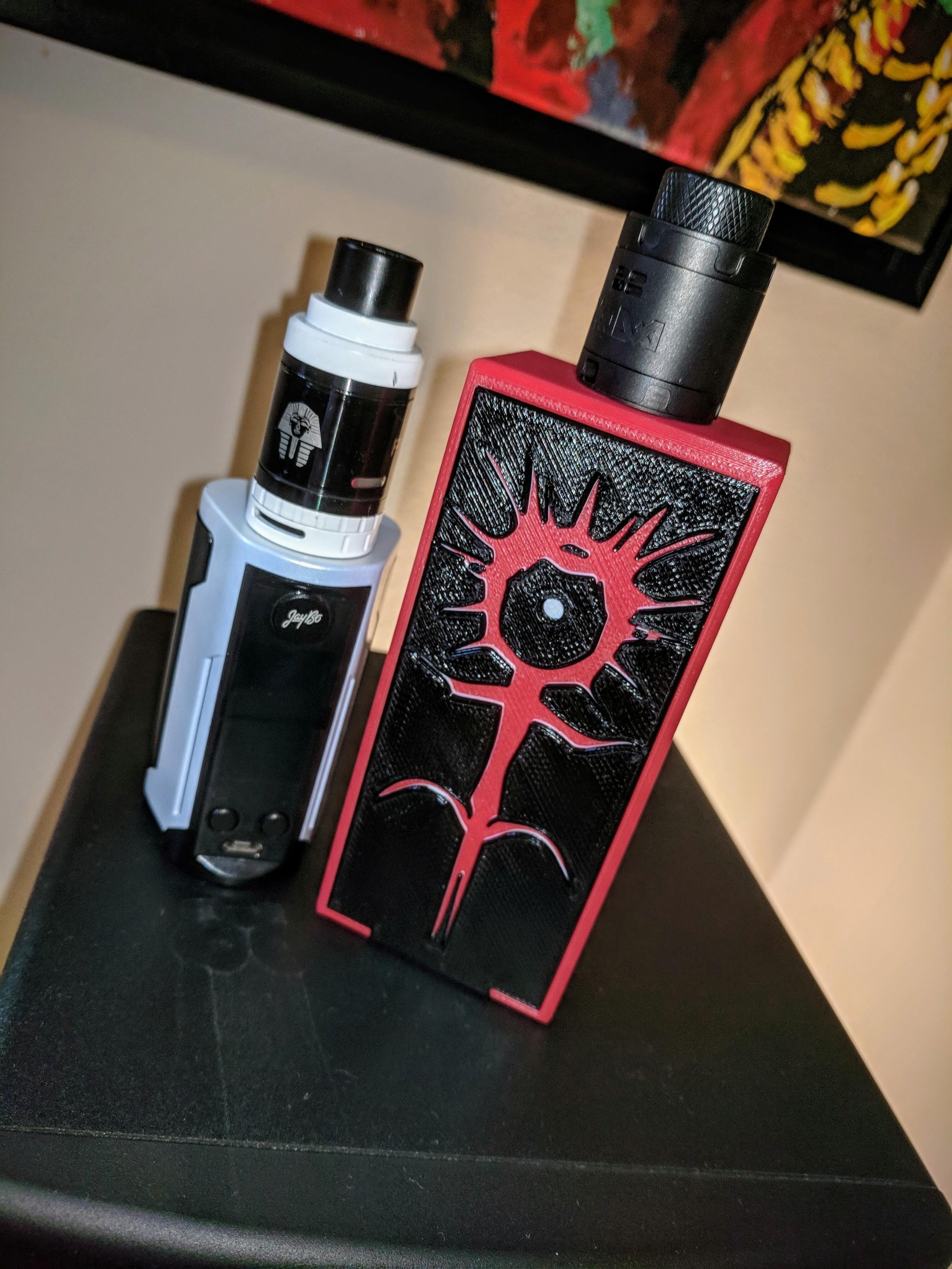 Massive 3D printed 20700 mod. Reuleaux for comparison. r/Vaping