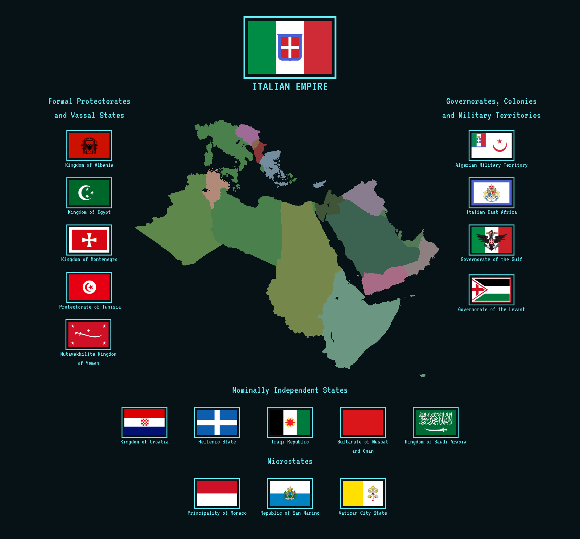 The Italian Empire in 1962 r/TNOmod