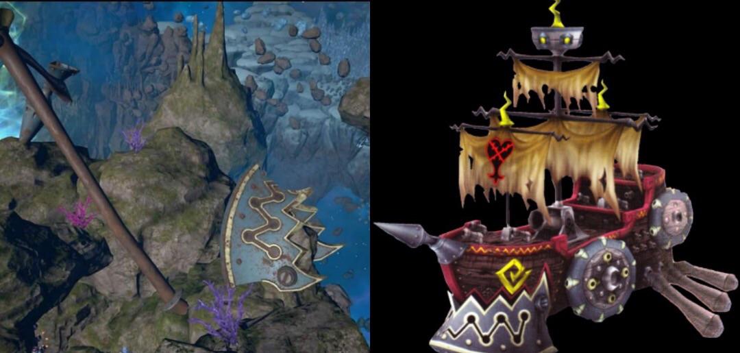 Cheeky reminder that near the Pirates of Caribbean world in KH3 there’s