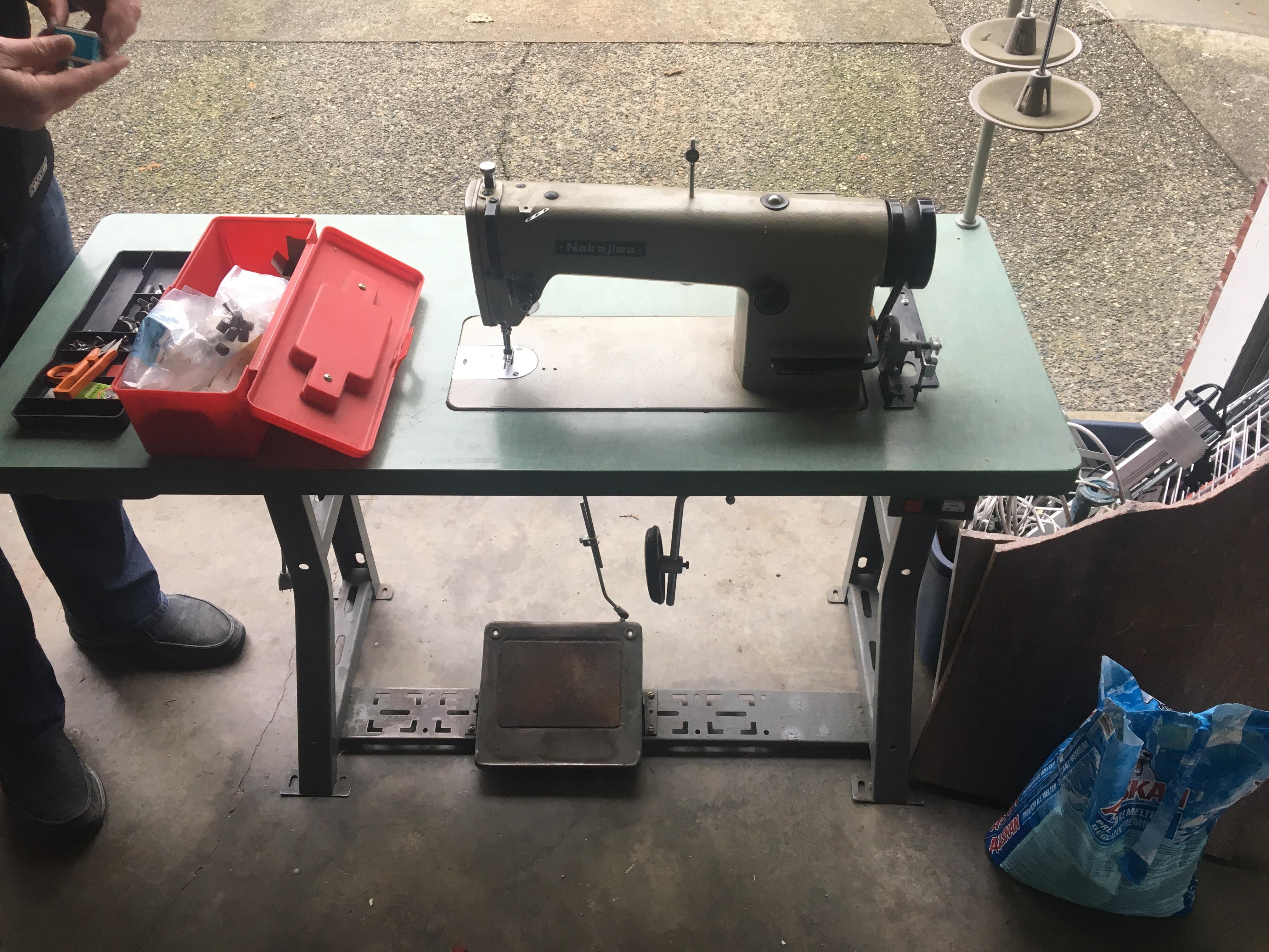 Where to find resources for Industrial sewing machine Nakajima DNS178