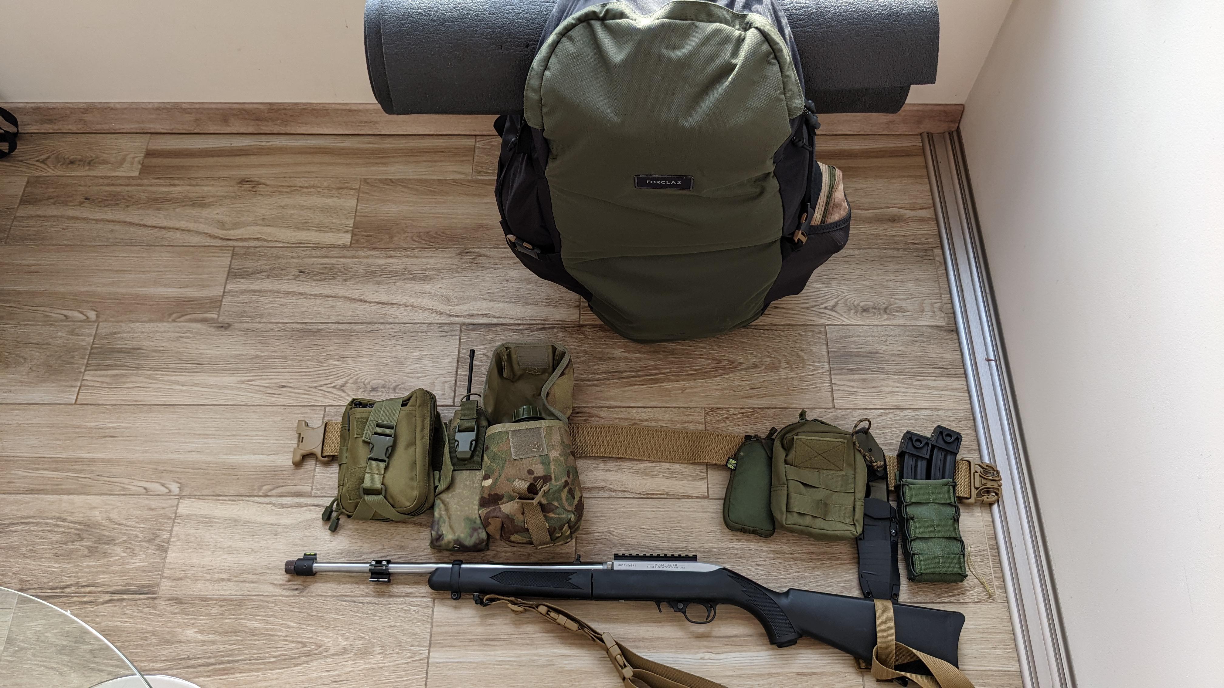 I am from Ukraine and decided to pack my bug out bag, so I definitely won't need to use it. r