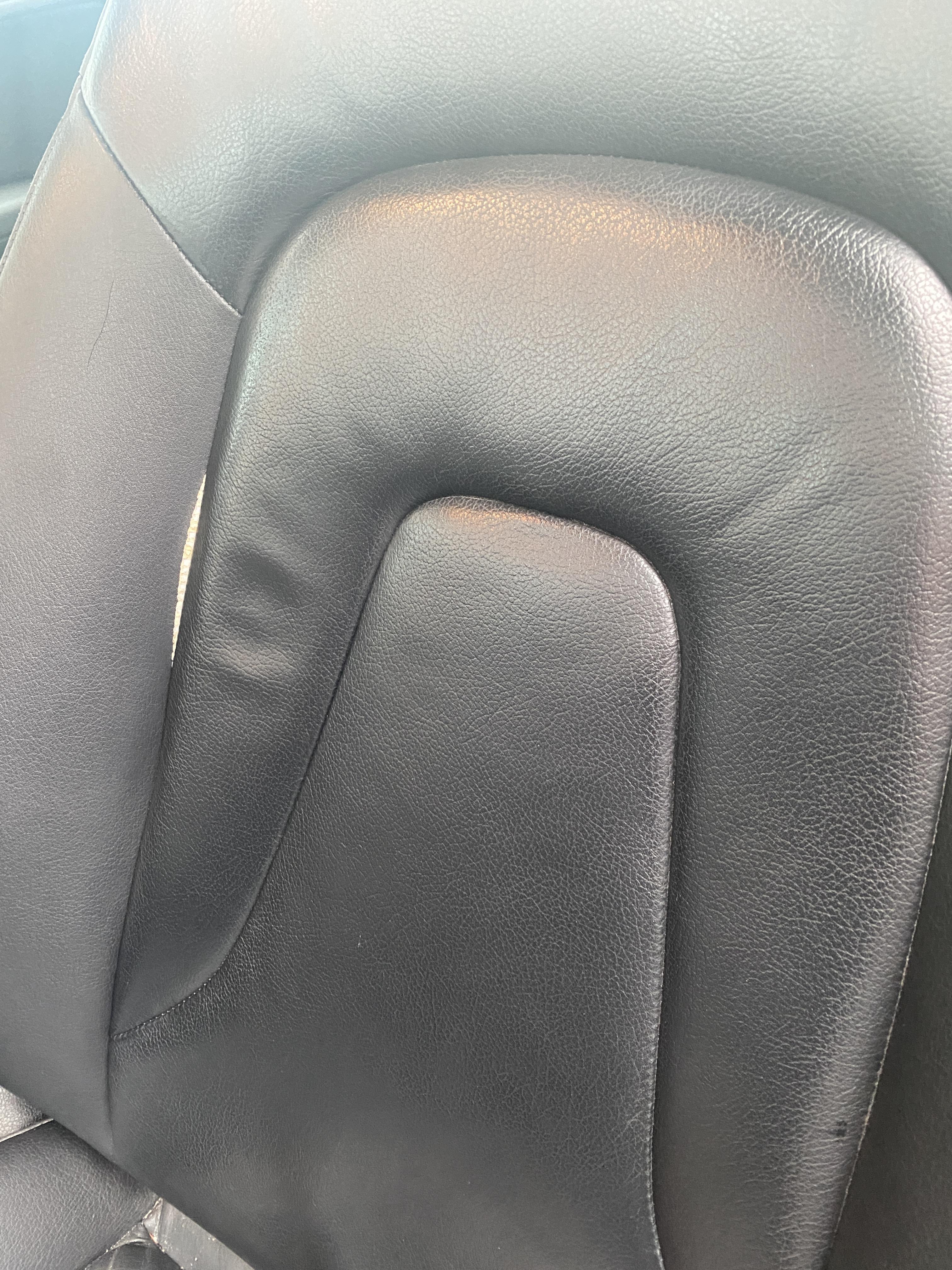 Anything I can do to fix this seam split on my leather car seat or keep