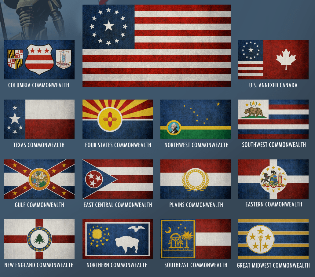 Fallout commonwealth flags r/vexillology