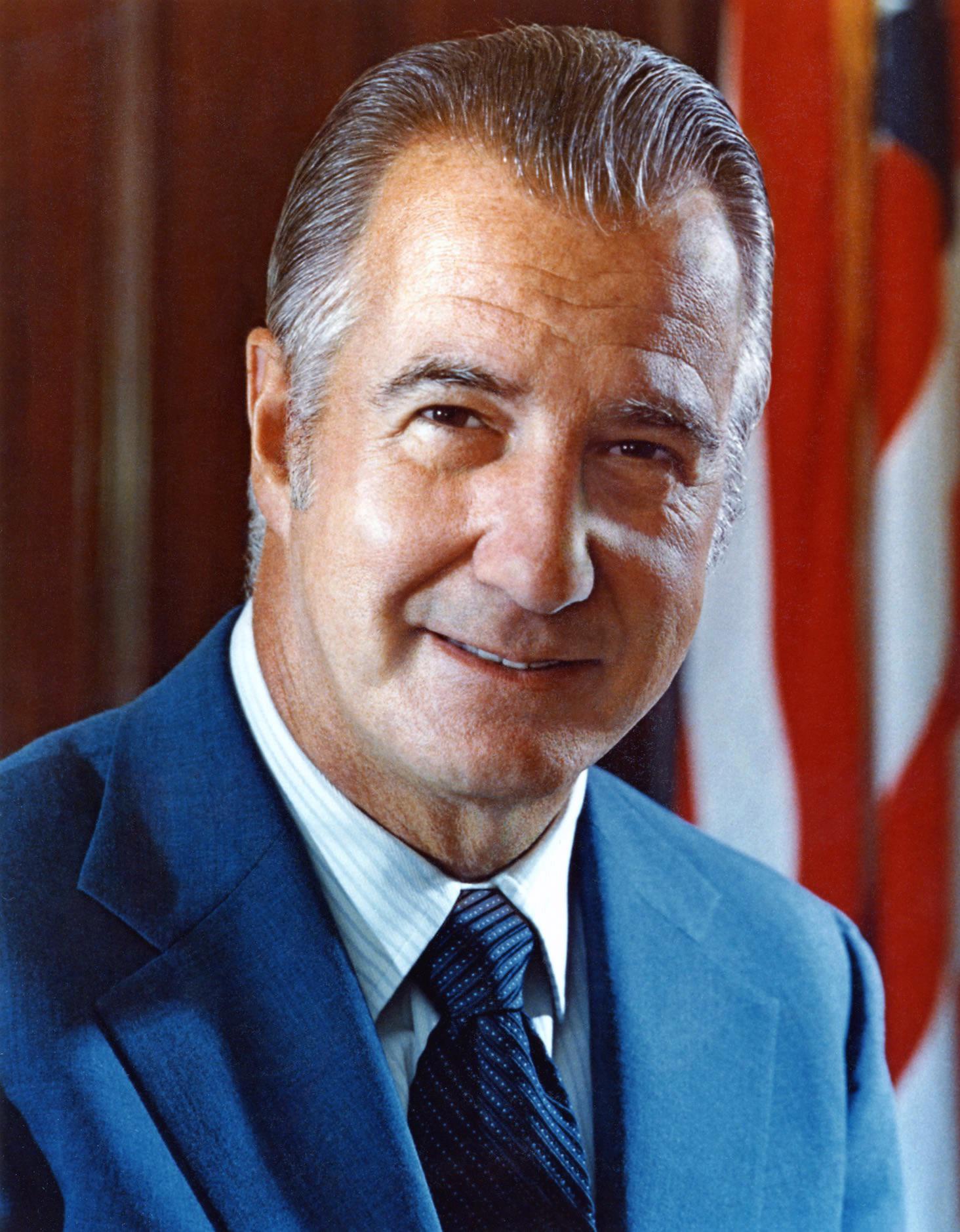Spiro Agnew doesn’t resign the Vice Presidency in 1973 and Nixon still