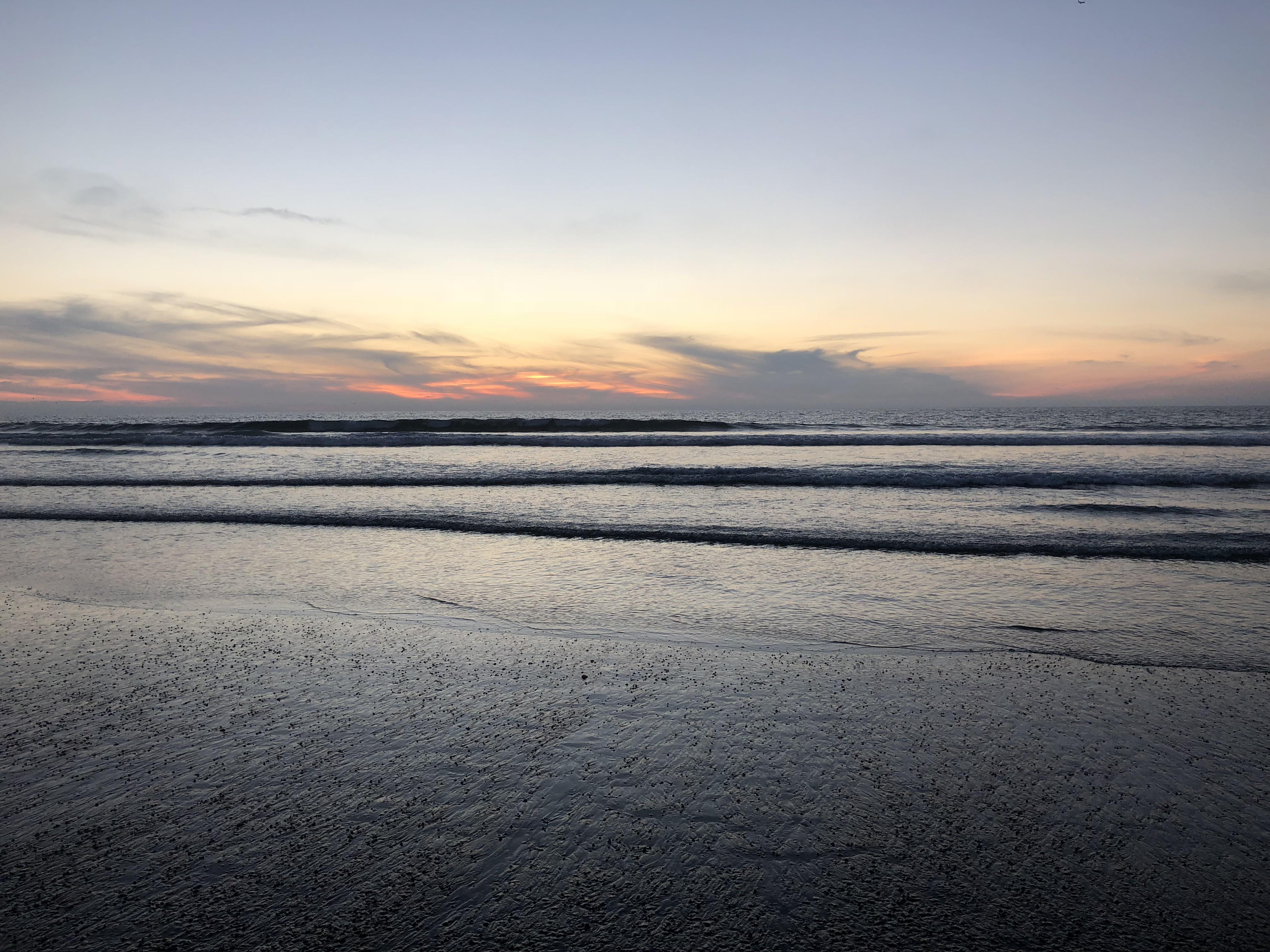 Sunset at Pacific Beach, CA. 12/31/2017. [OC] [1920x1080] r/EarthPorn