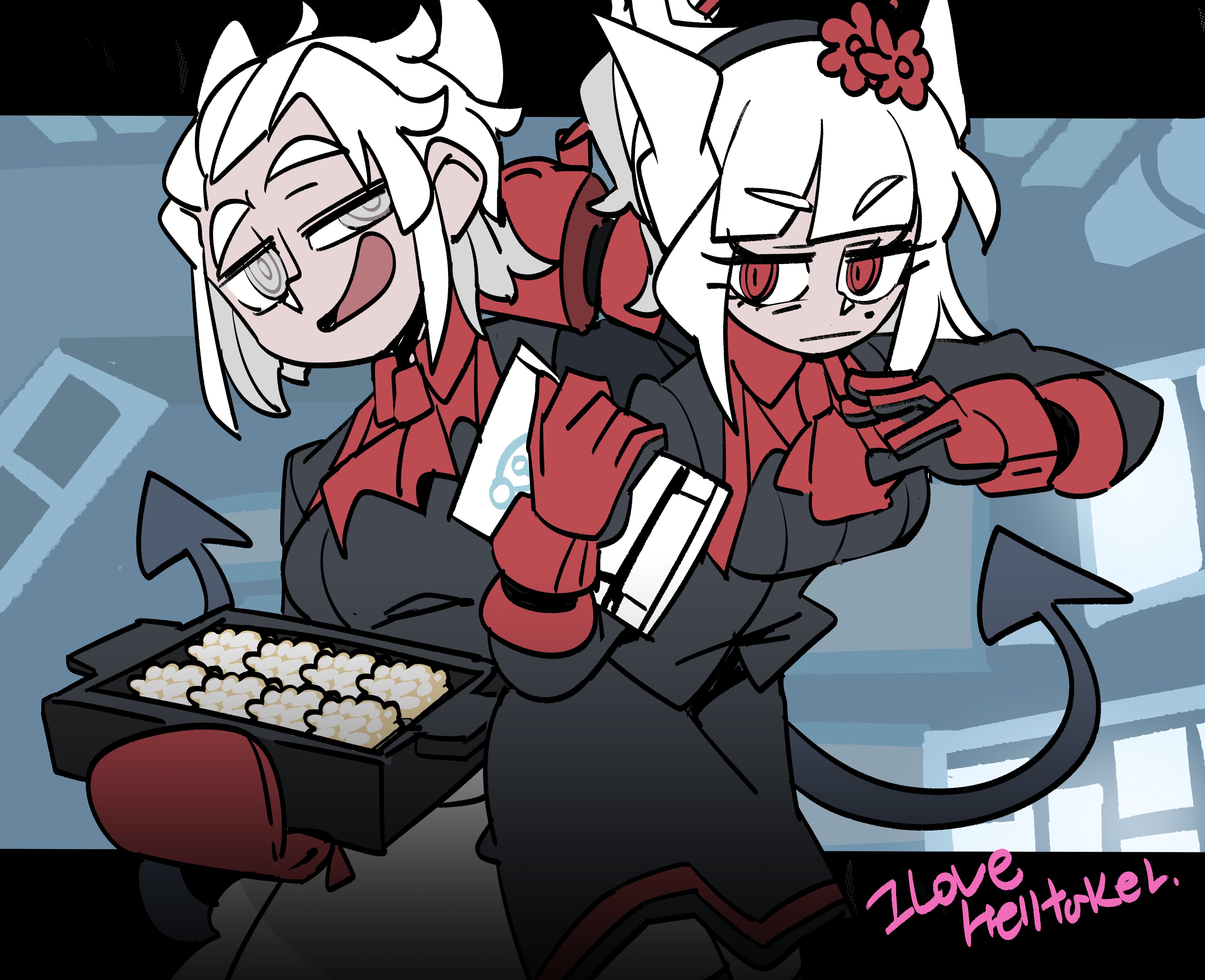 I love helltaker DLC and Justice & Lucifer r/Helltaker