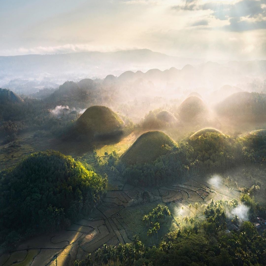 At the end of the dry season, the famous hills earn their name when the