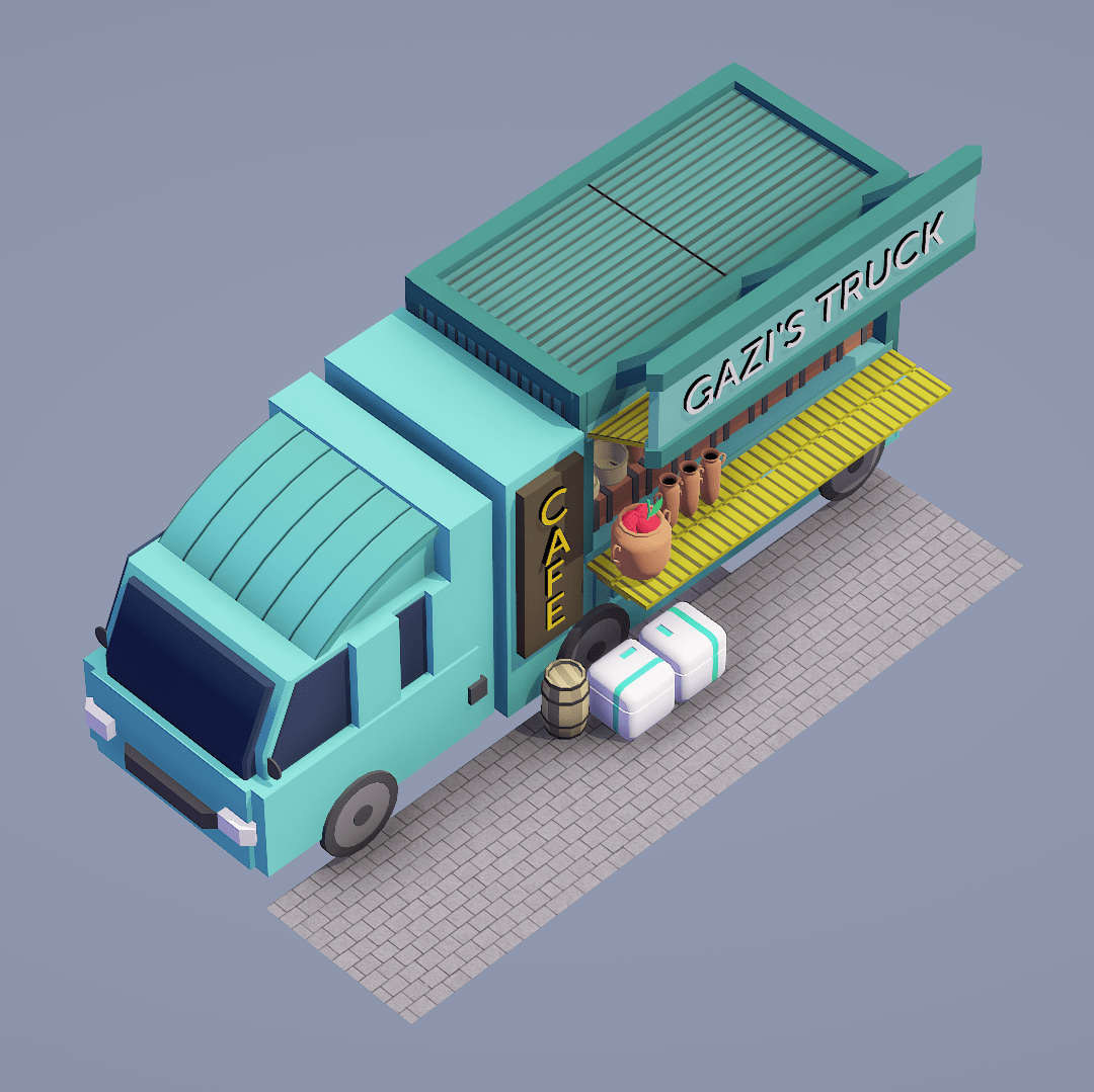 This is my first food truck! r/ThemeParkitect
