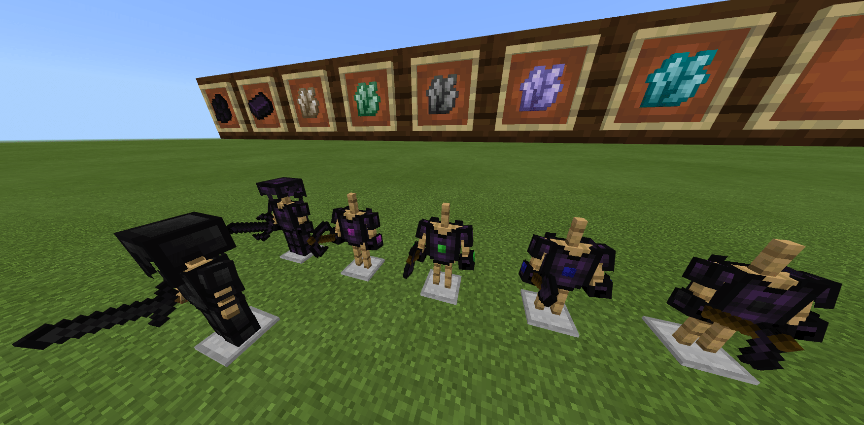 Wither & Ender Dragon Armor/Tools Addon I'm working on r/Minecraft