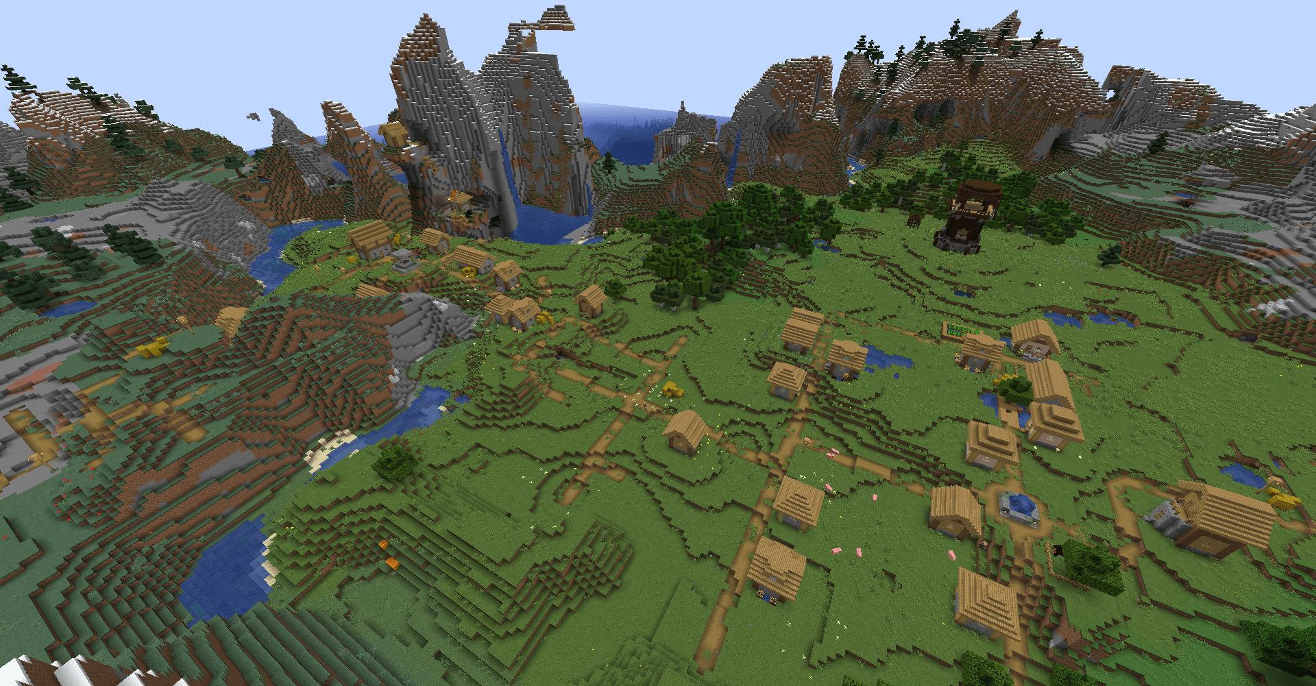Villages can now touch each other in the latest Java Edition snapshot