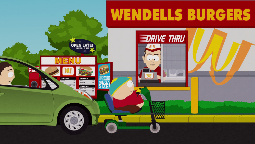 "Who's that scootin' on a scooter? Fatty Doo Doo" (Season 16 x 9) The