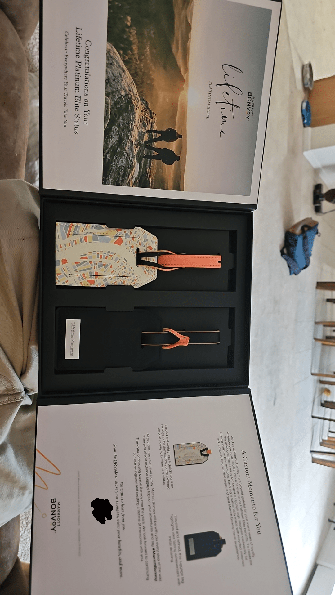 Got my Luggage tags r/marriott