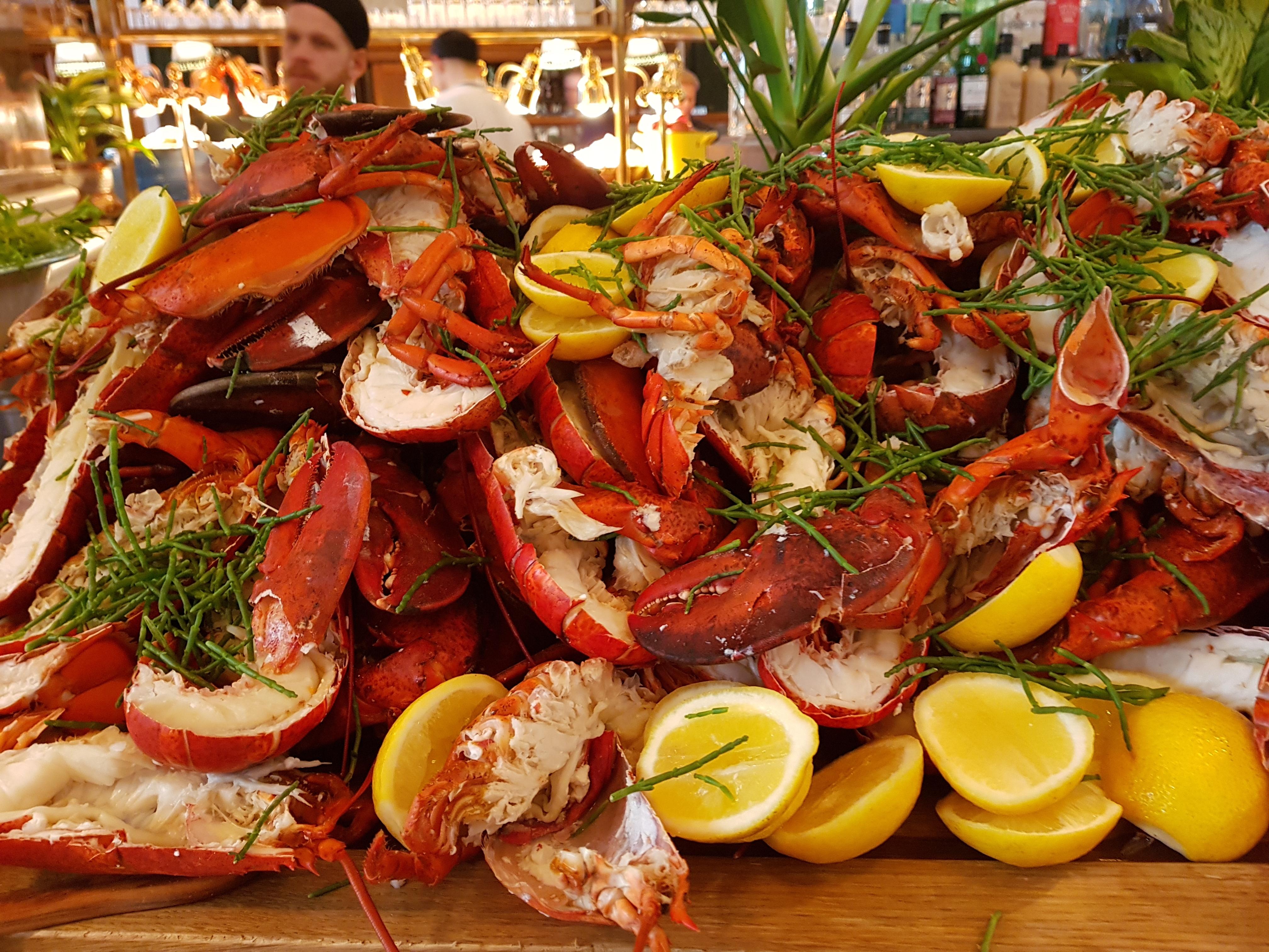 Lobster lunch buffet at The Ned(London) [4032x3024] r/FoodPorn