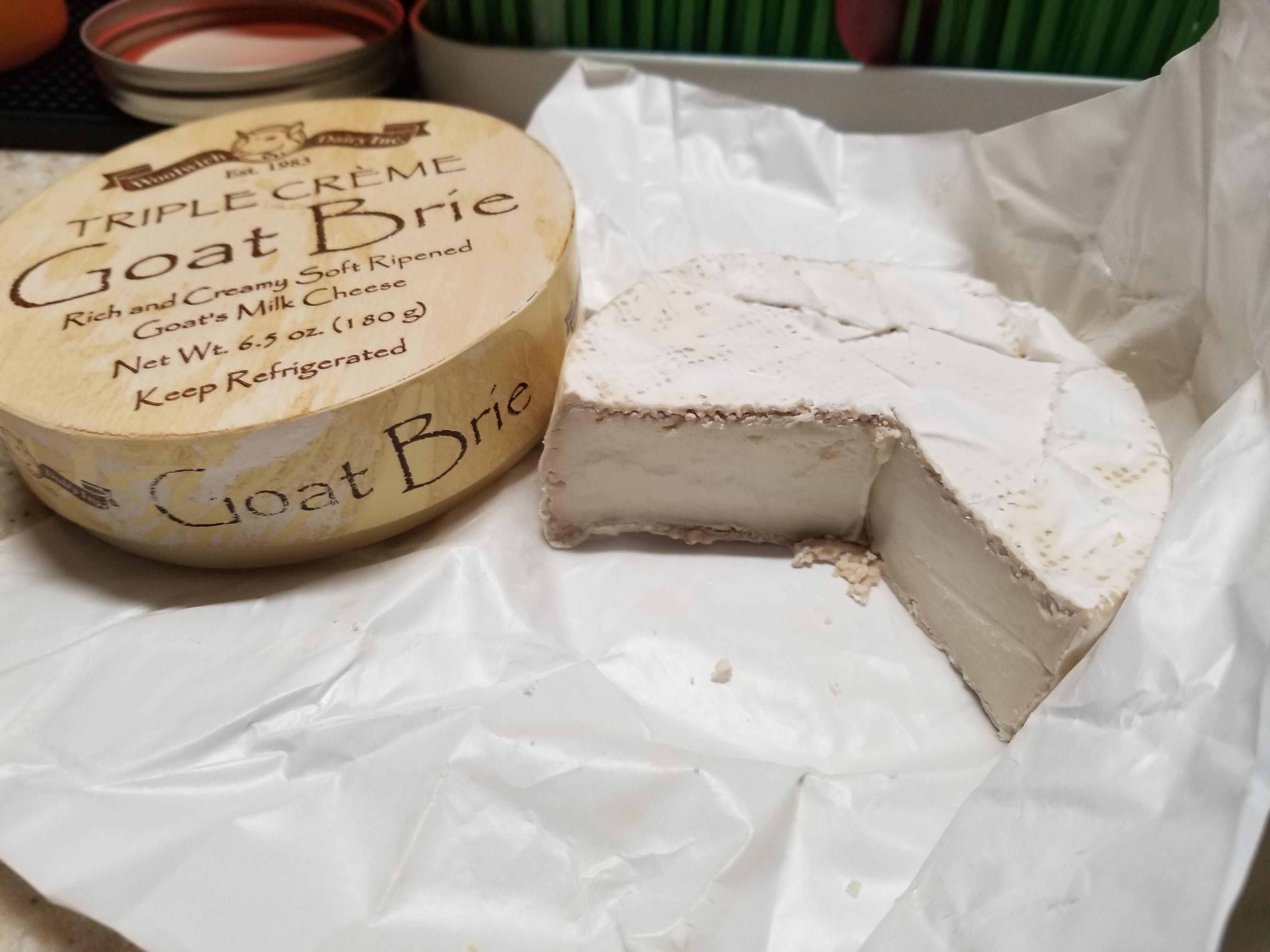 Triple Cream Goat Brie from Woolwich Dairy, Canada. r/Cheese