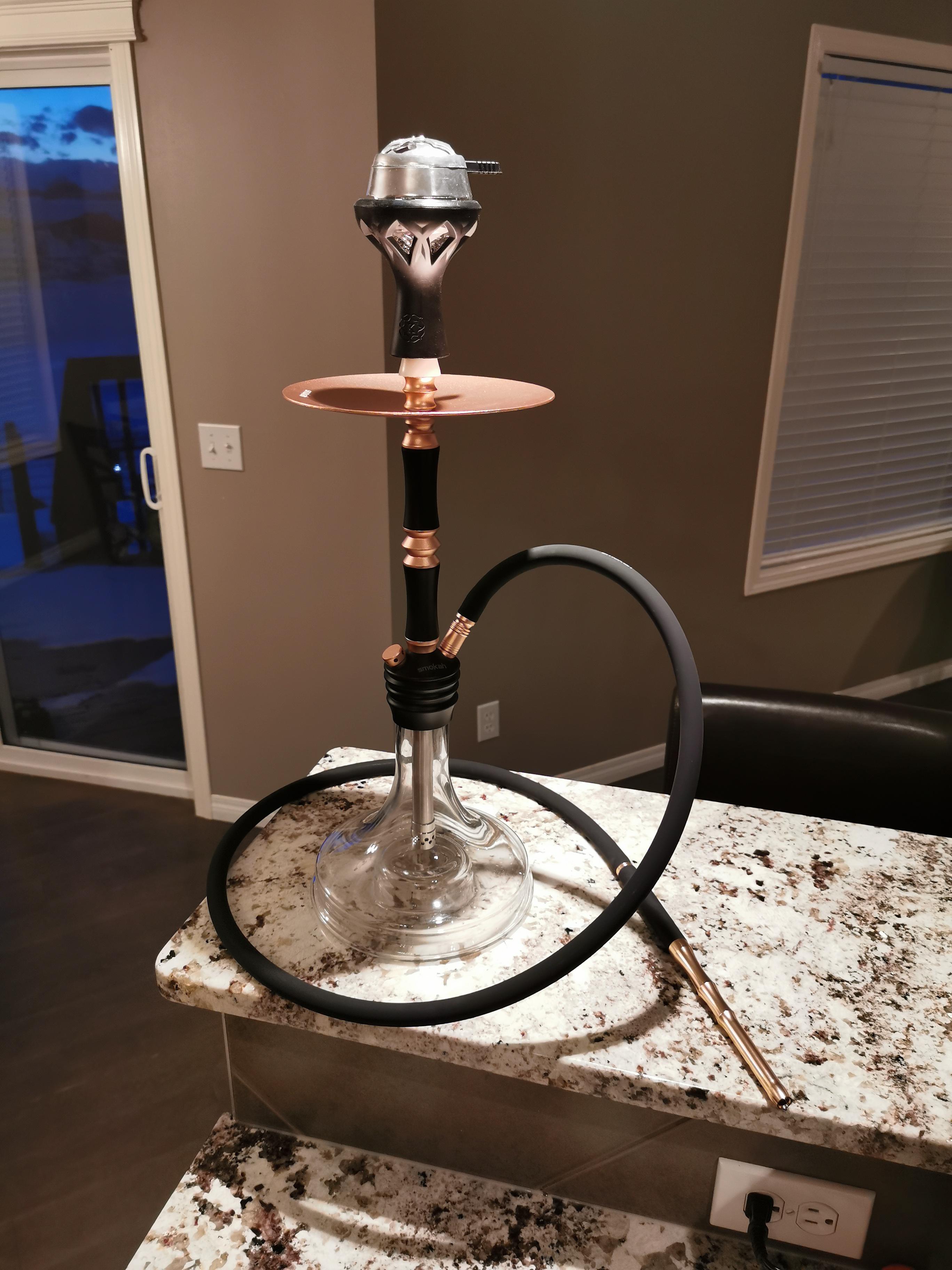 Brand new Smokah Hookah with Kaloud Samsaris Vitria bowl and Kaloud