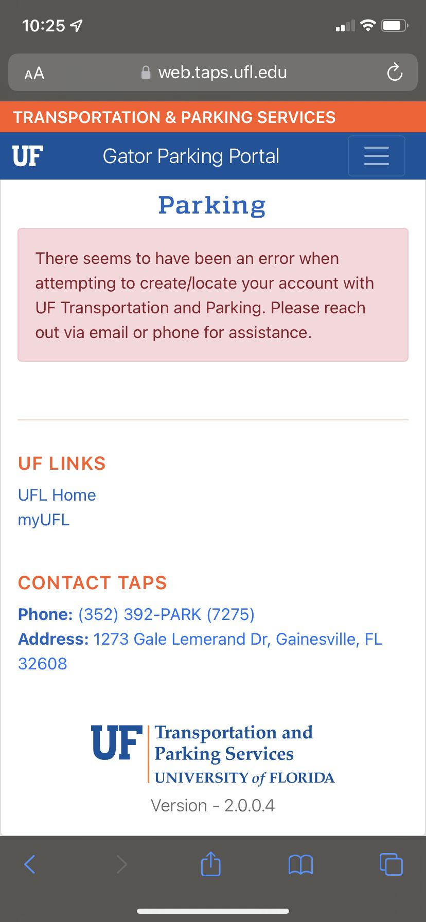I got this screen when I logged in to appeal my parking ticket. Does