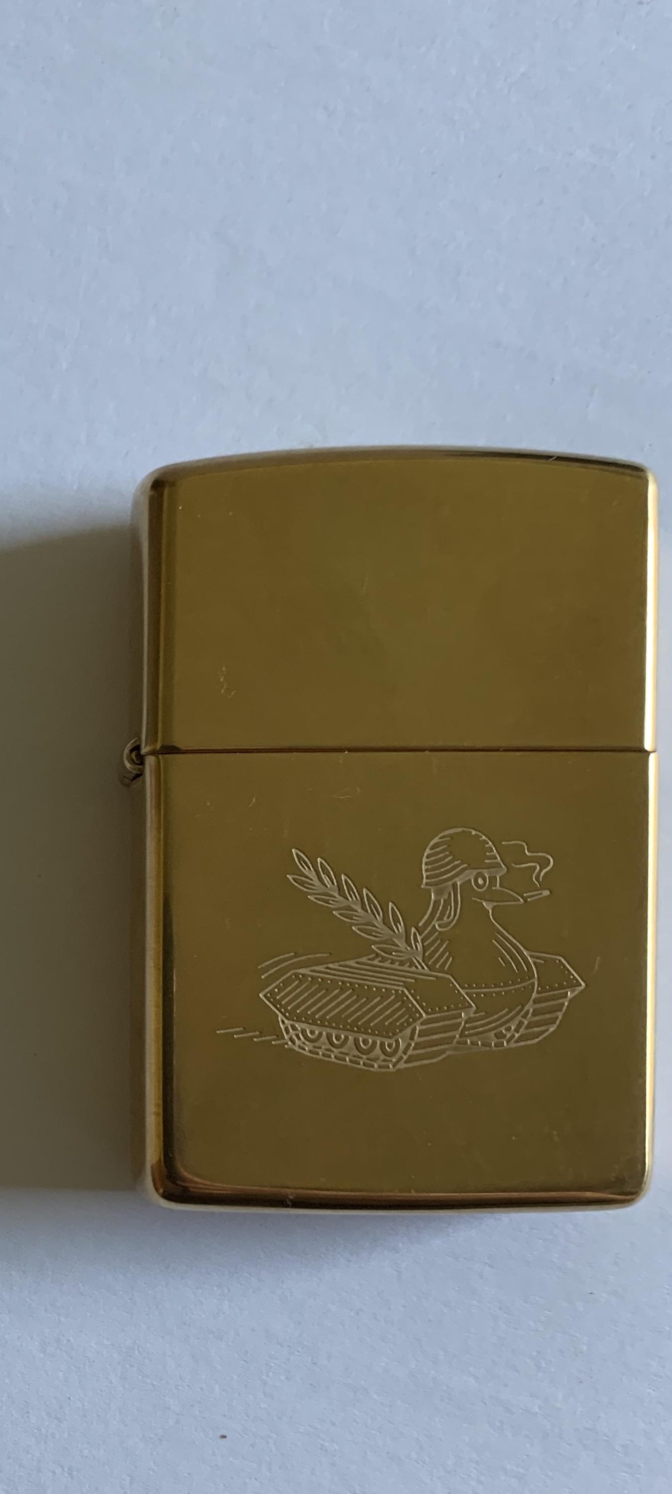 1997 Brass Case Zippo H XIII. Anyone ever seen the image? r/Zippo