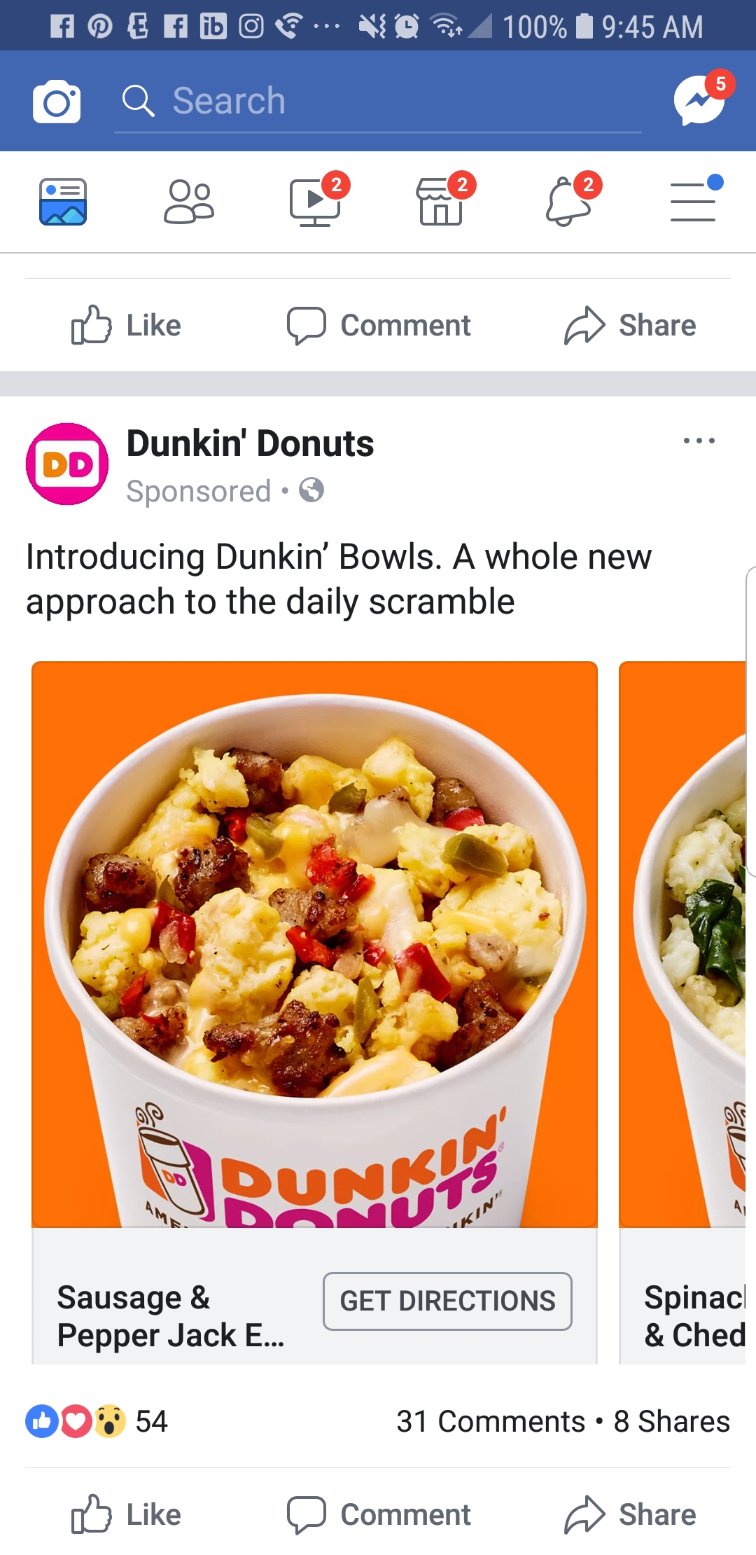 Dunkin Sausage Scramble Bowl Nutrition Facts Runners High Nutrition