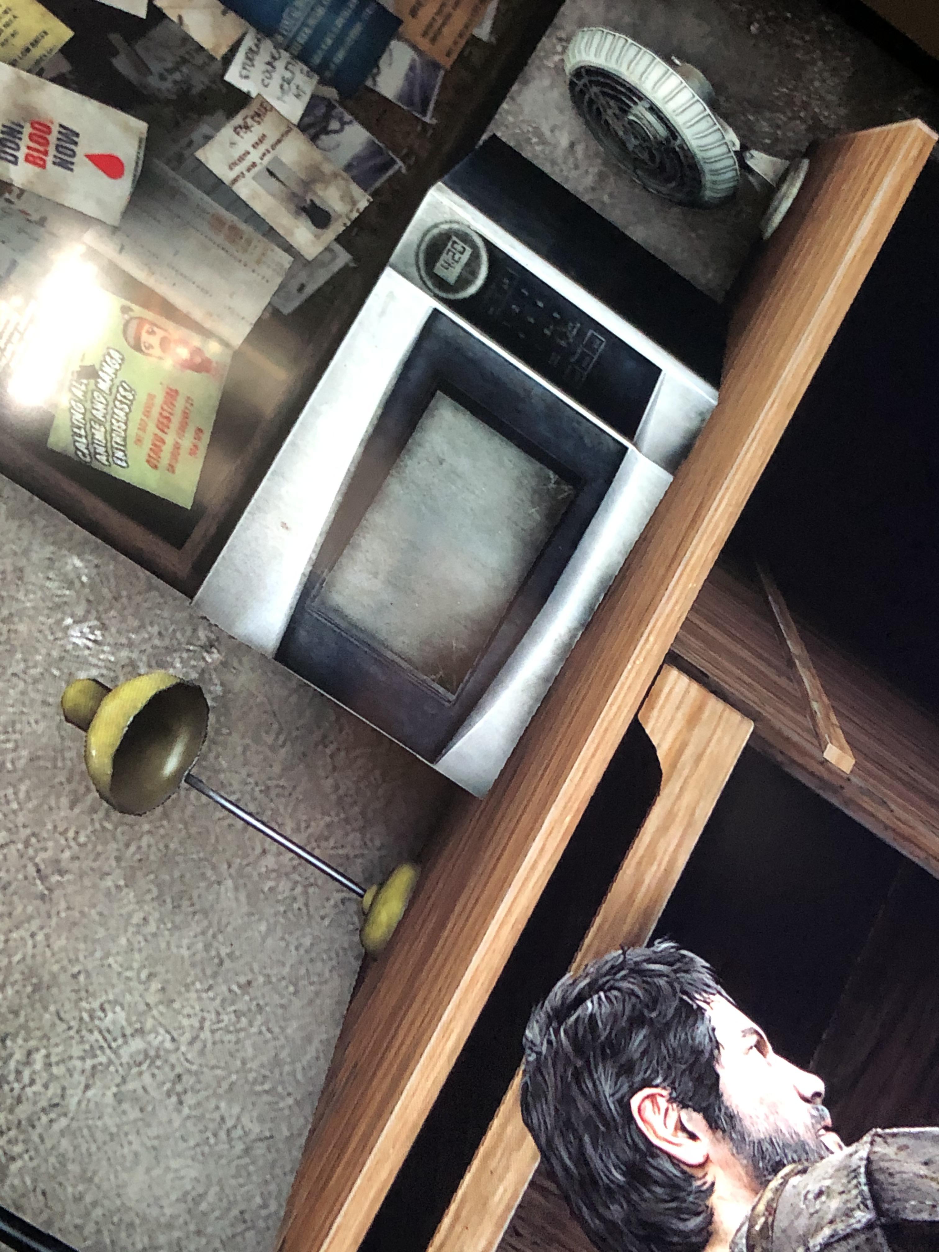 Just noticed that one of the microwaves at the university dorms is