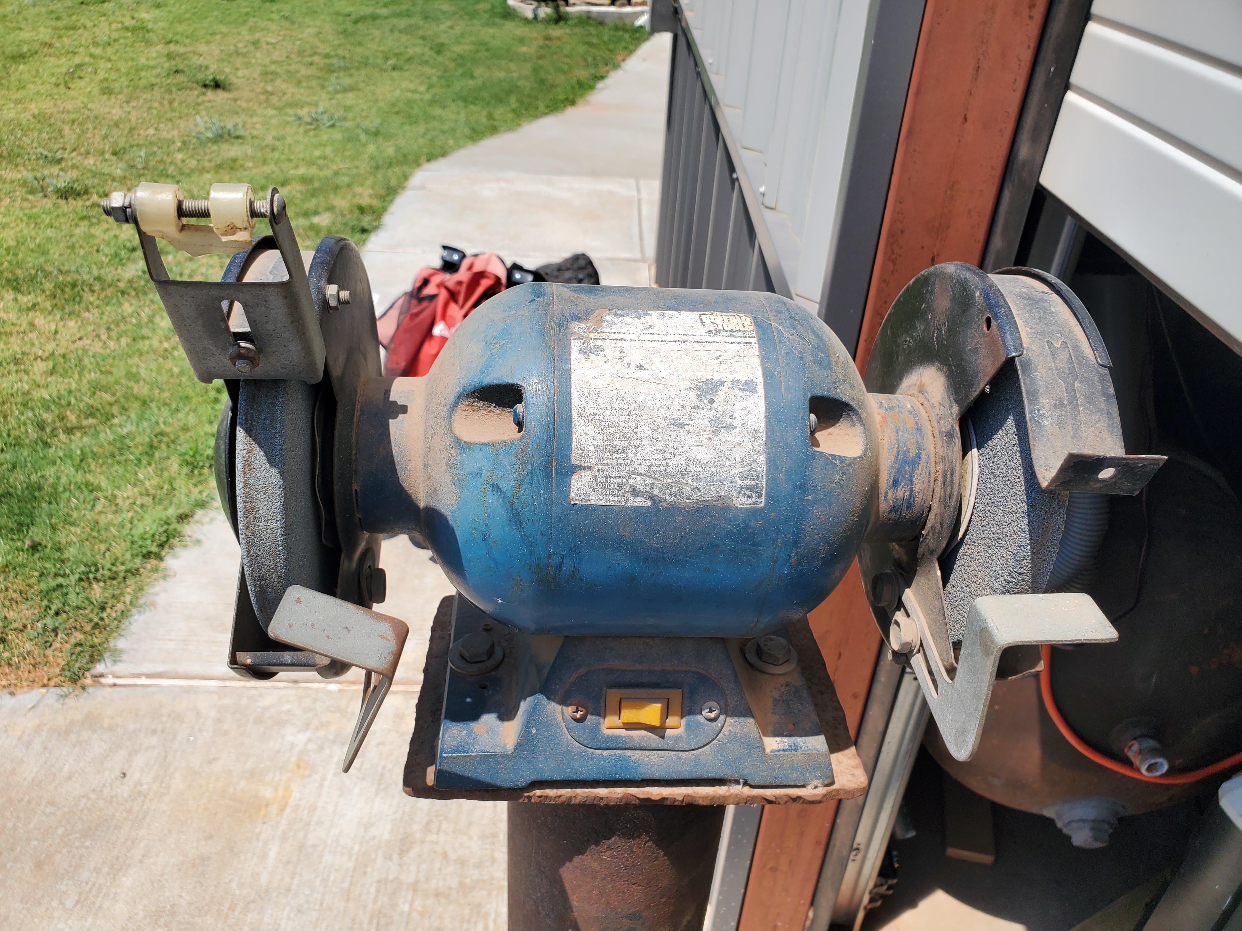 6" grinder w/ 8" wheel? why won't this work? r/woodworking