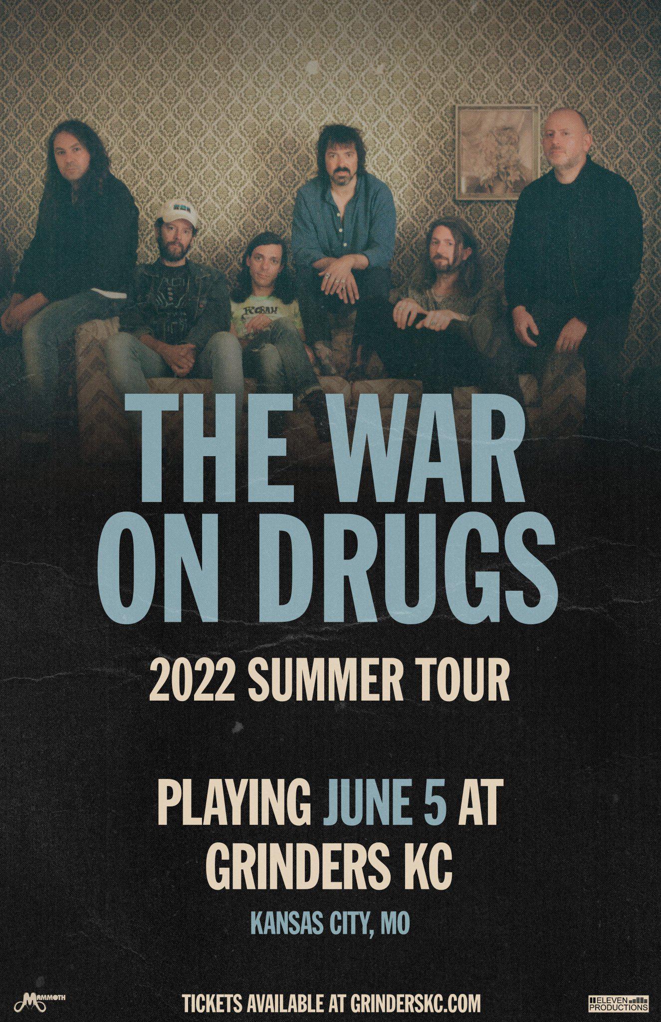 Th War on Drugs is playing Grinders on June 5th. r/kansascity