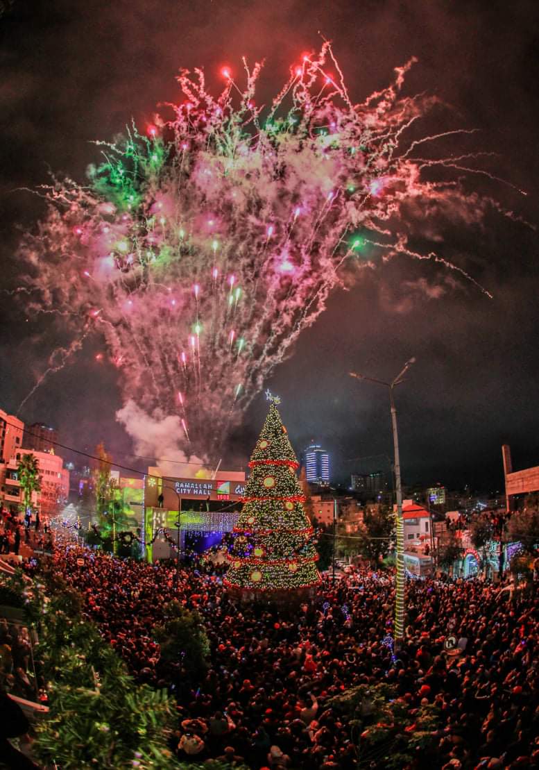 Christmas Tree Lighting 2024 Kinsale Ireland Christmas tree lighting ceremony in Ramallah. Palestine