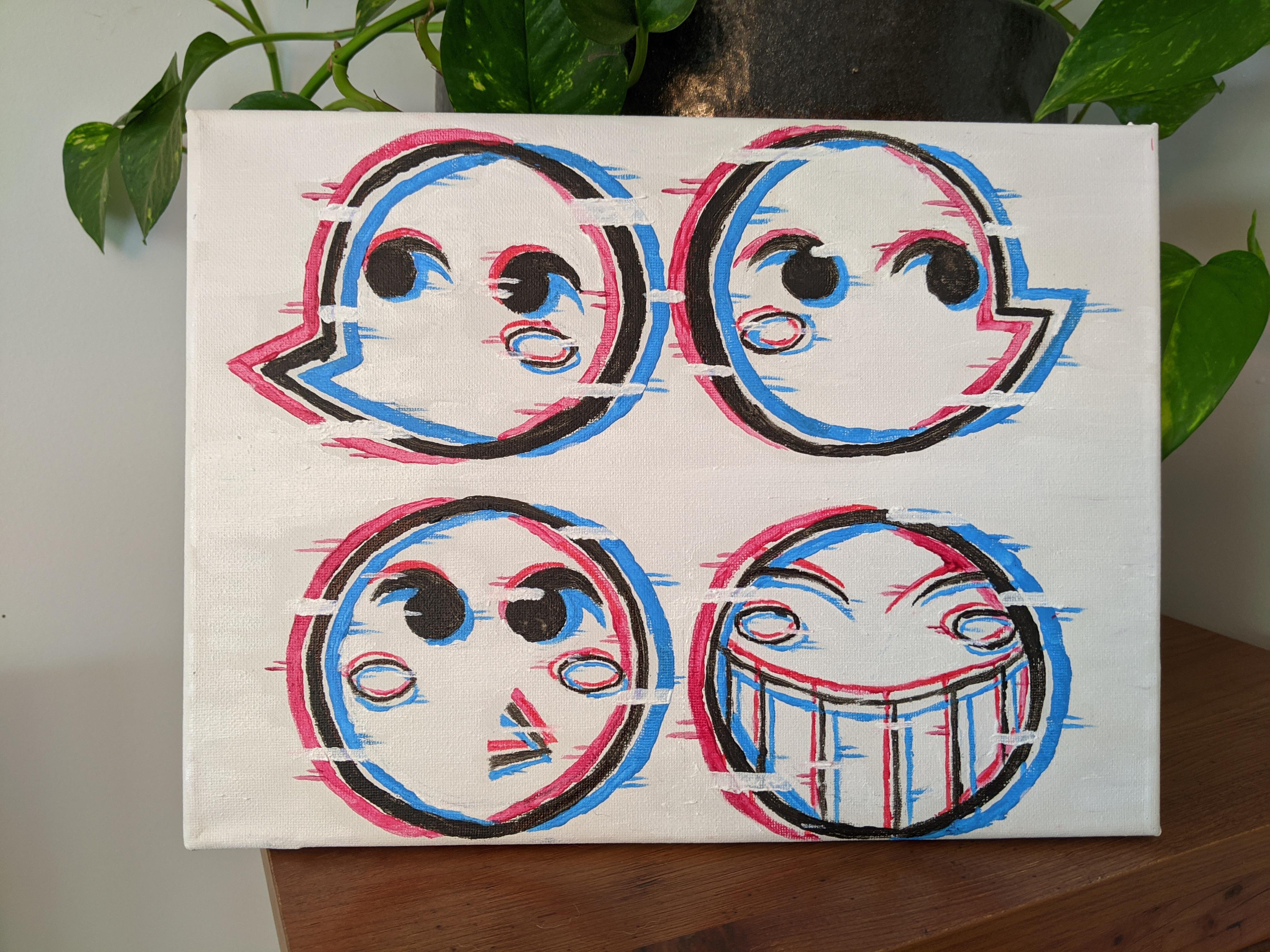 Quarantine painting date w/the missus. cowboybebop