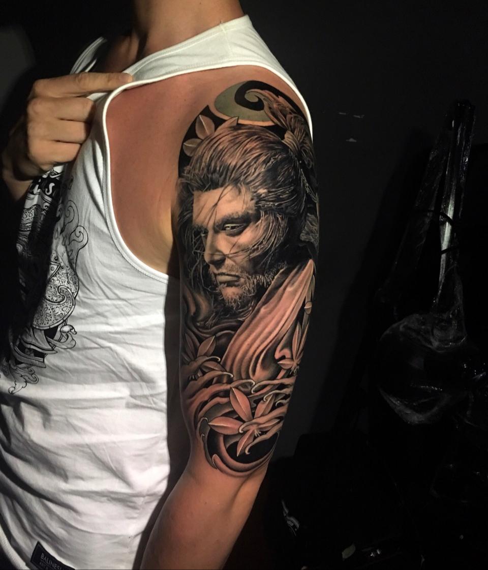 My first tattoo, while being pretty sunburned.. tattoo