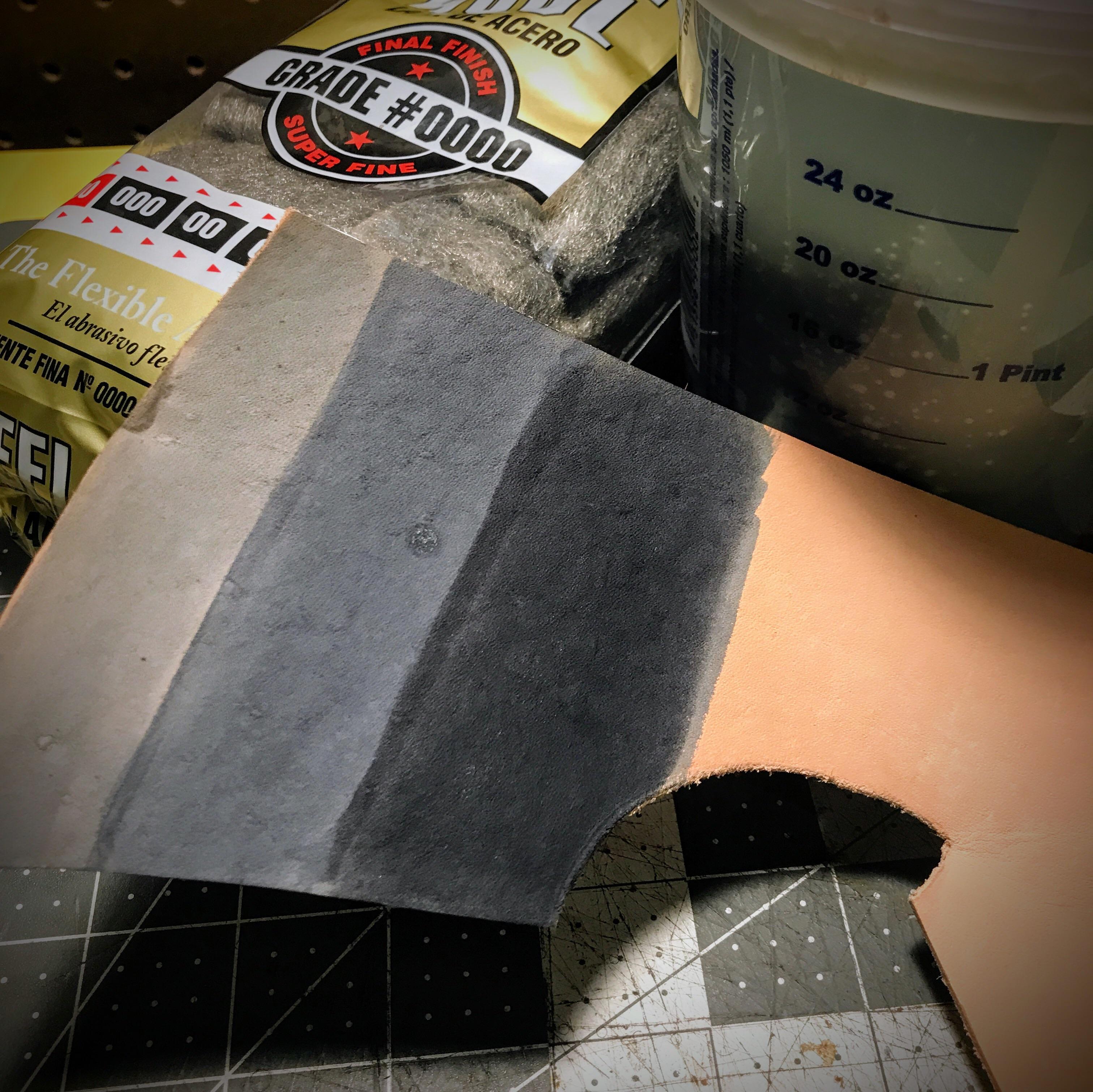 Started experimenting with vinegaroon... r/Leathercraft