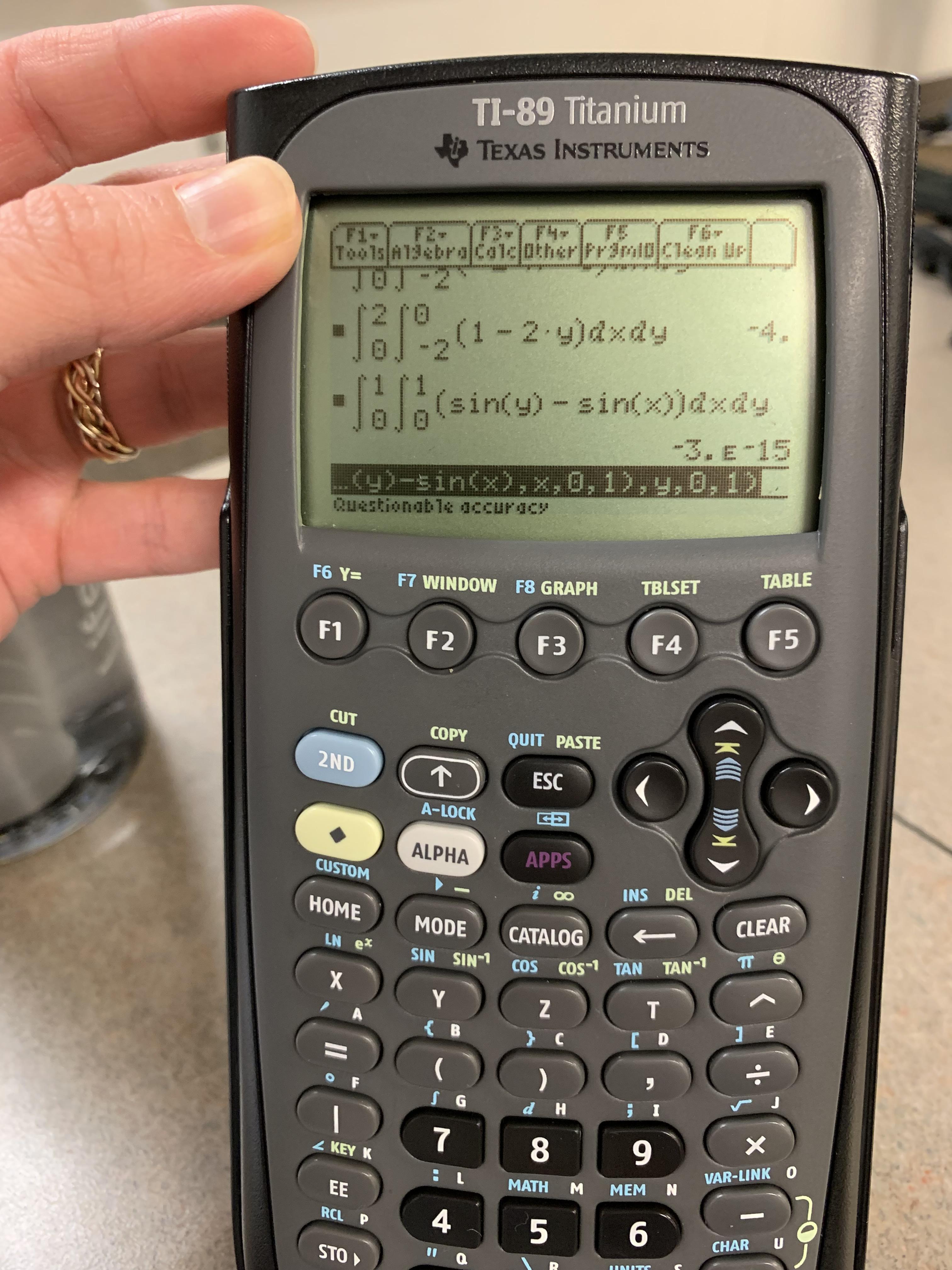 I didn’t get a calculator for “questionable accuracy” EngineeringStudents