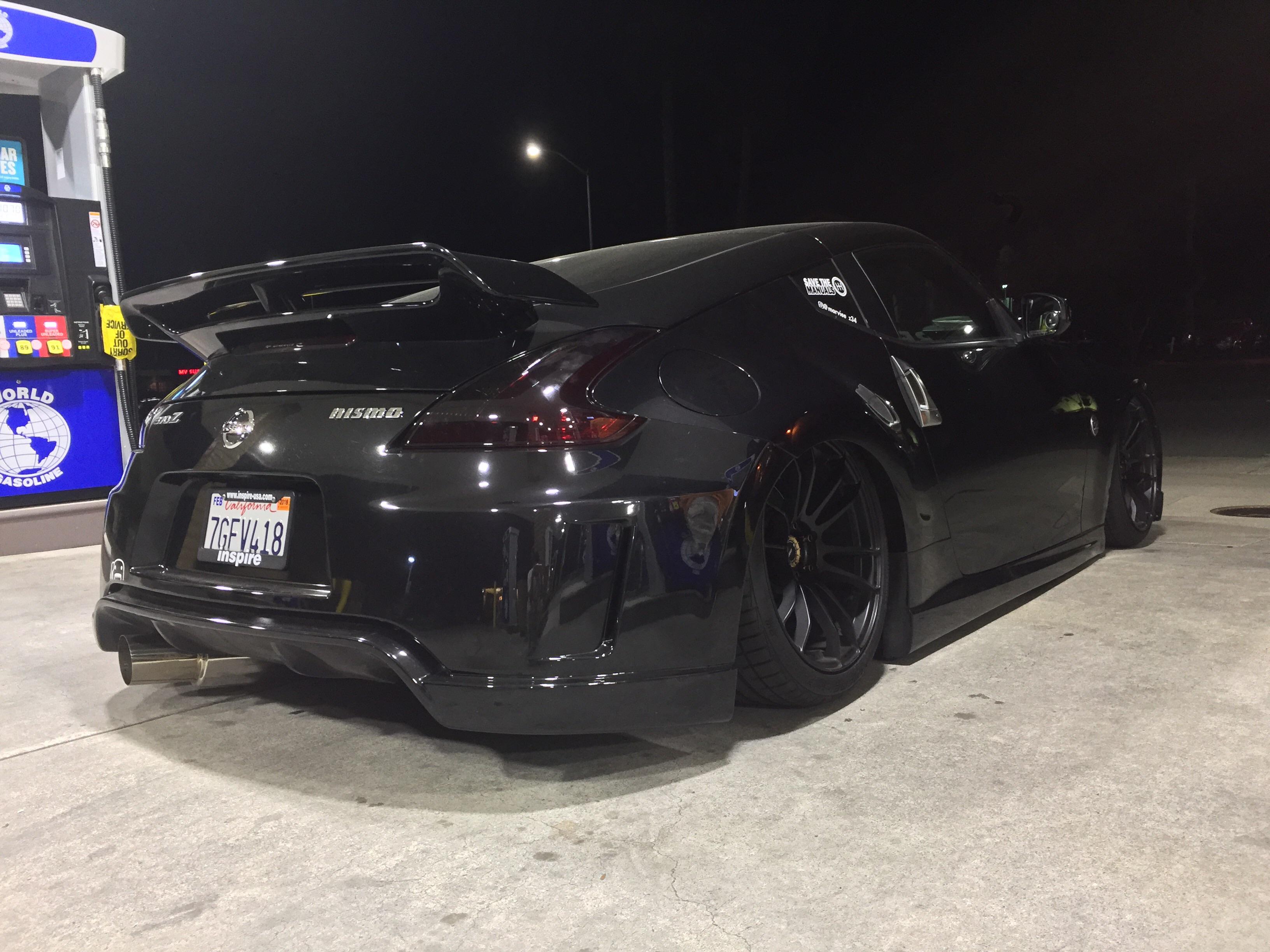 Bags install on a 370z today r/Stance