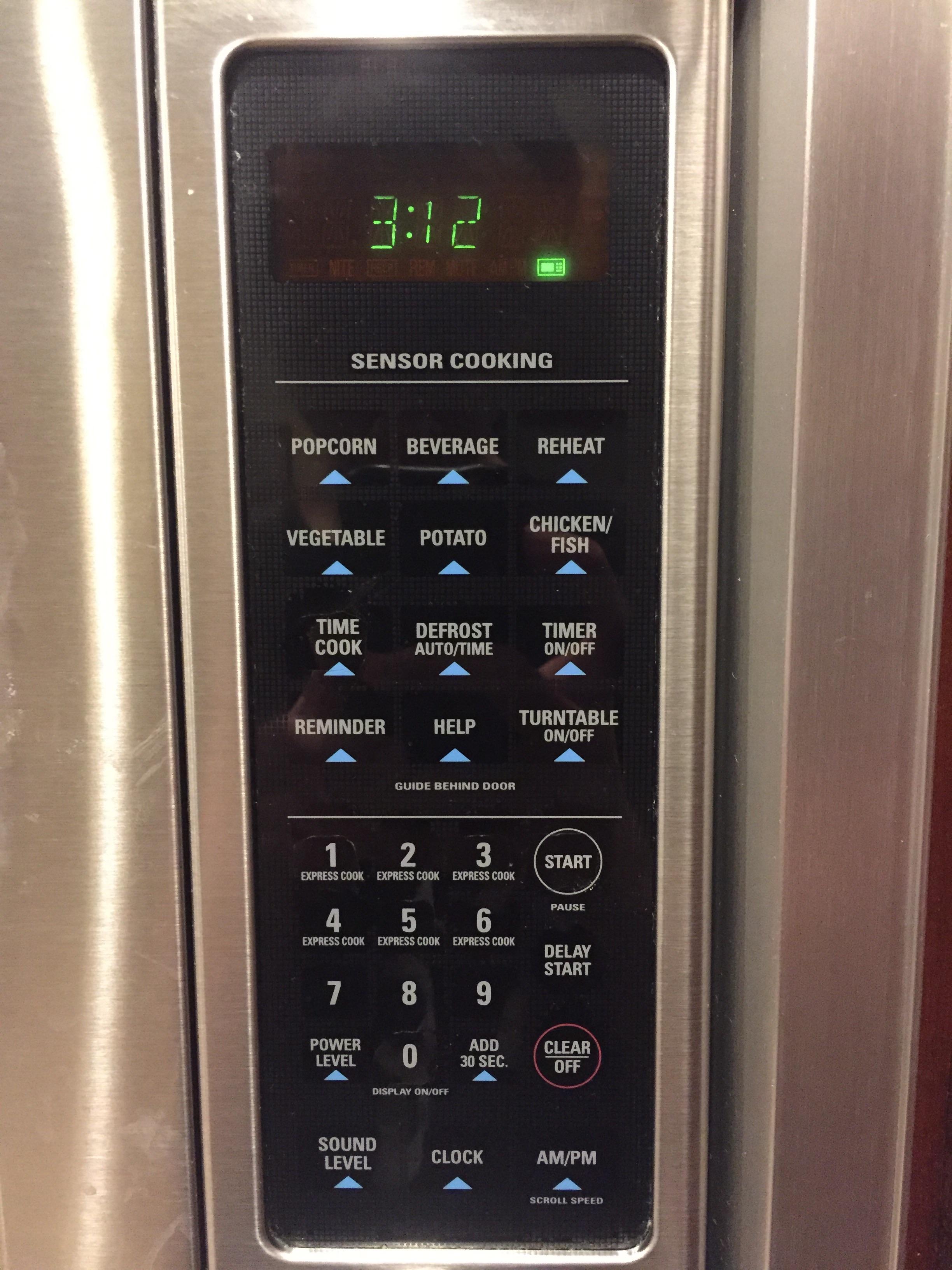 My microwave has a “sound level” button so I don’t have to wake up