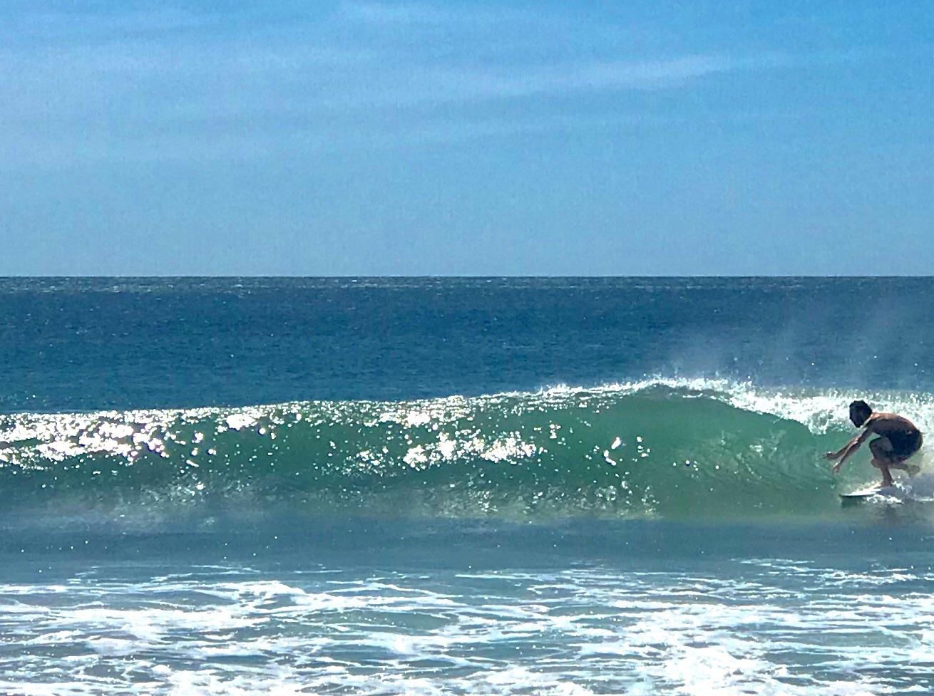 Surfing Playa Colorados Nicaragua. This place is paradise. Waves all 7