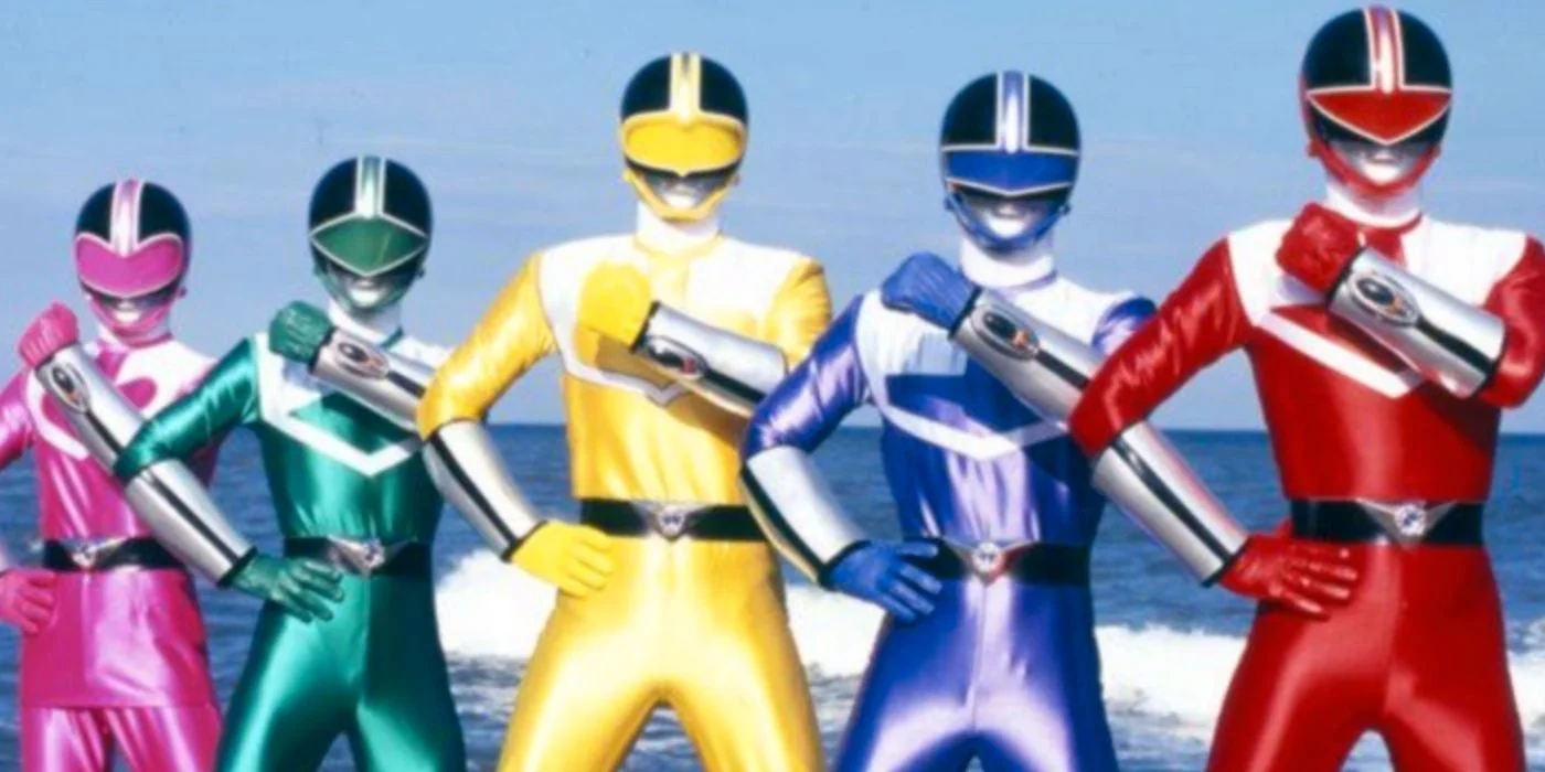 Did you find it interesting how Time Force Rangers had colored visors