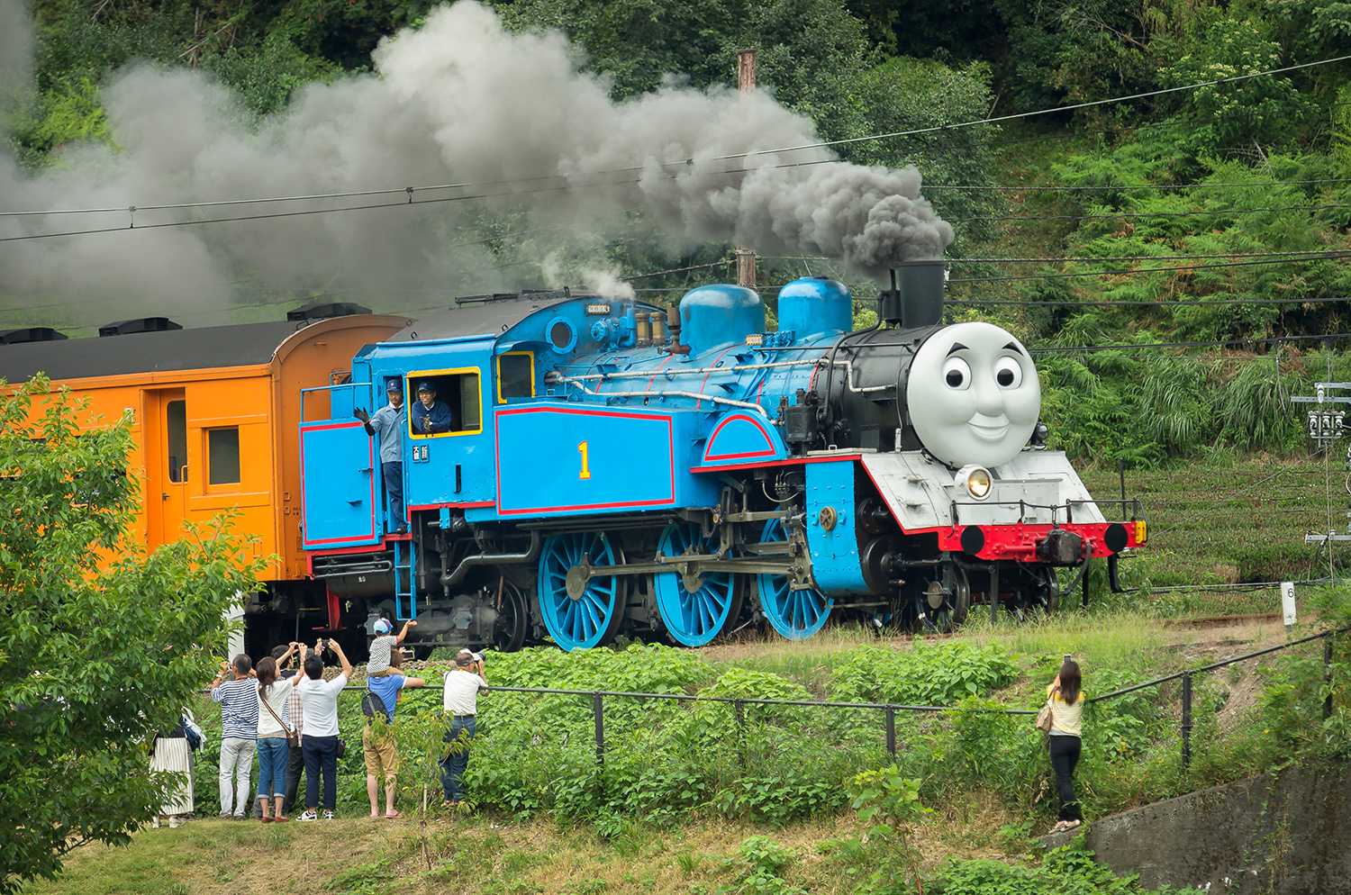 Real Thomas The Tank Engine in Japan : r/trains