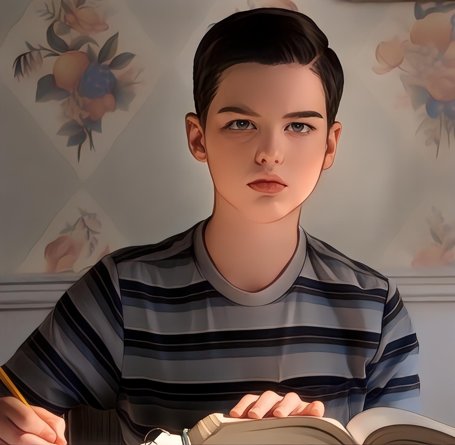 Cartooned Young Sheldon r/YoungSheldon