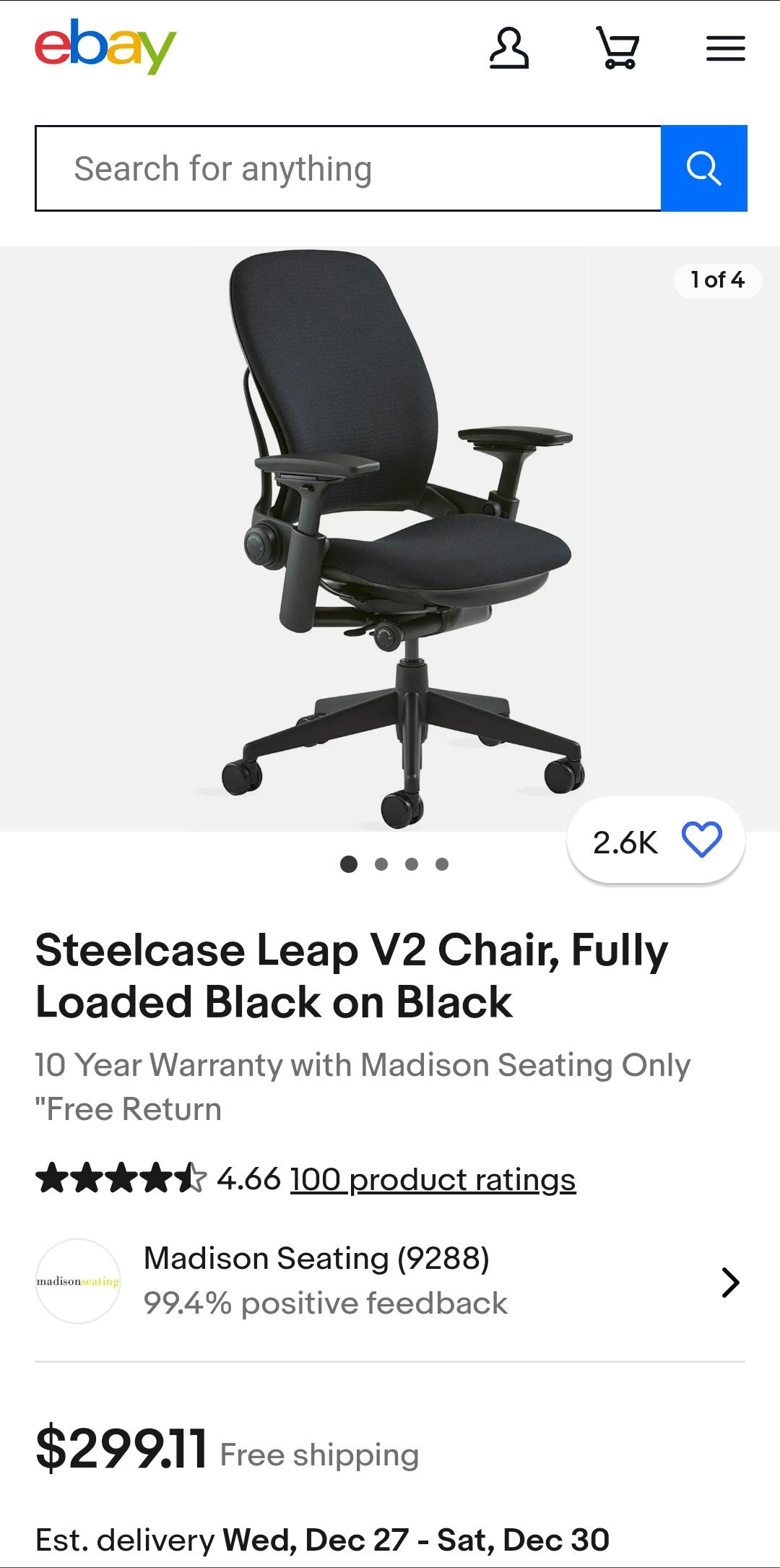 Found a pretty cheap Steelcase Leap on ebay. Is this legit? r/OfficeChairs
