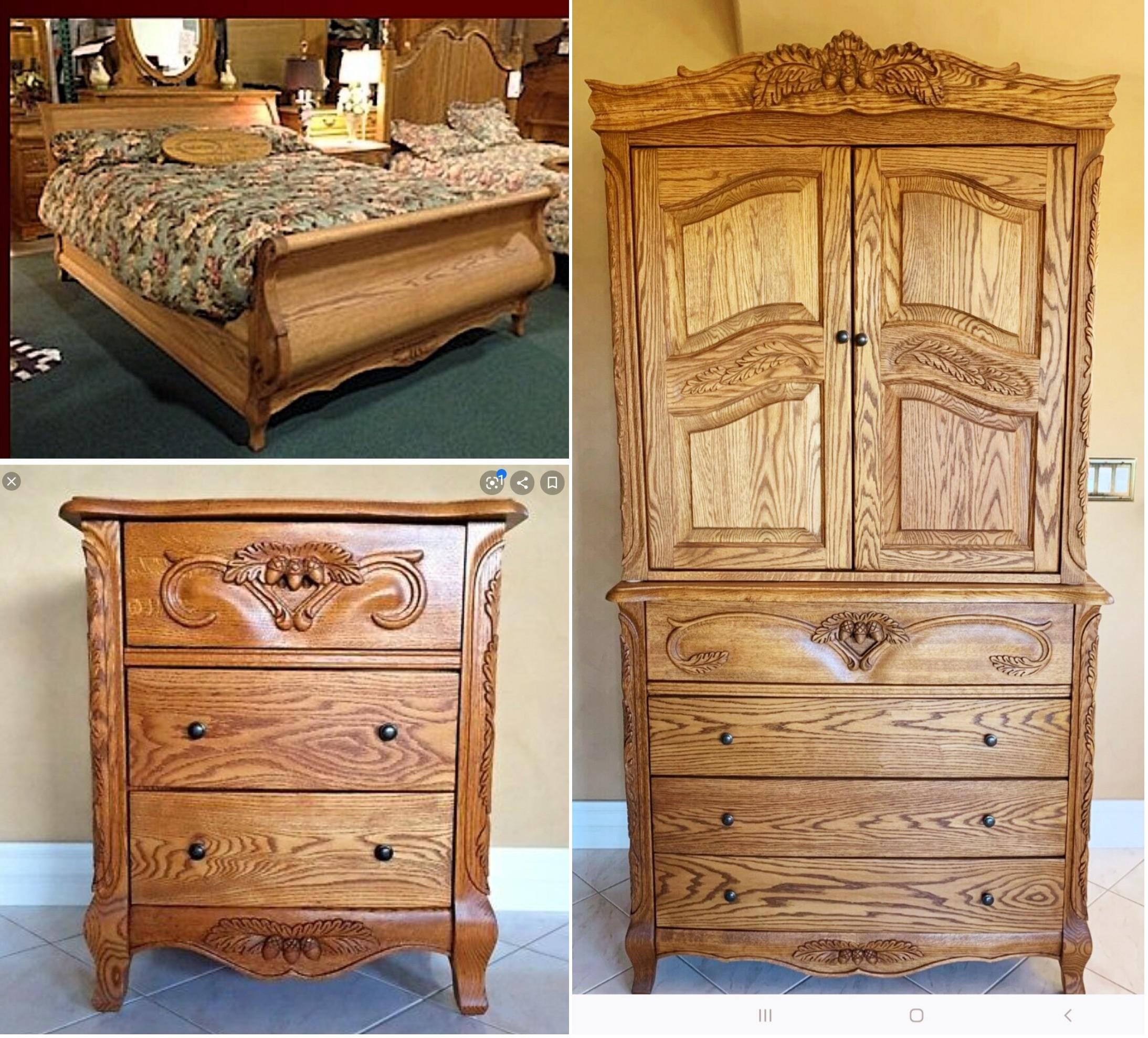 This is not my bedroom, but it is my bedroom furniture that I bought 22