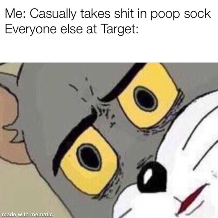 poop sock (made with mematic) r/memes