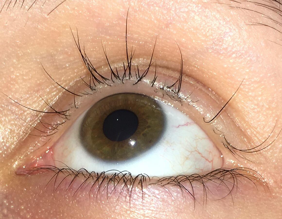 my friend just noticed I pluck my lashes (or plucked them like two