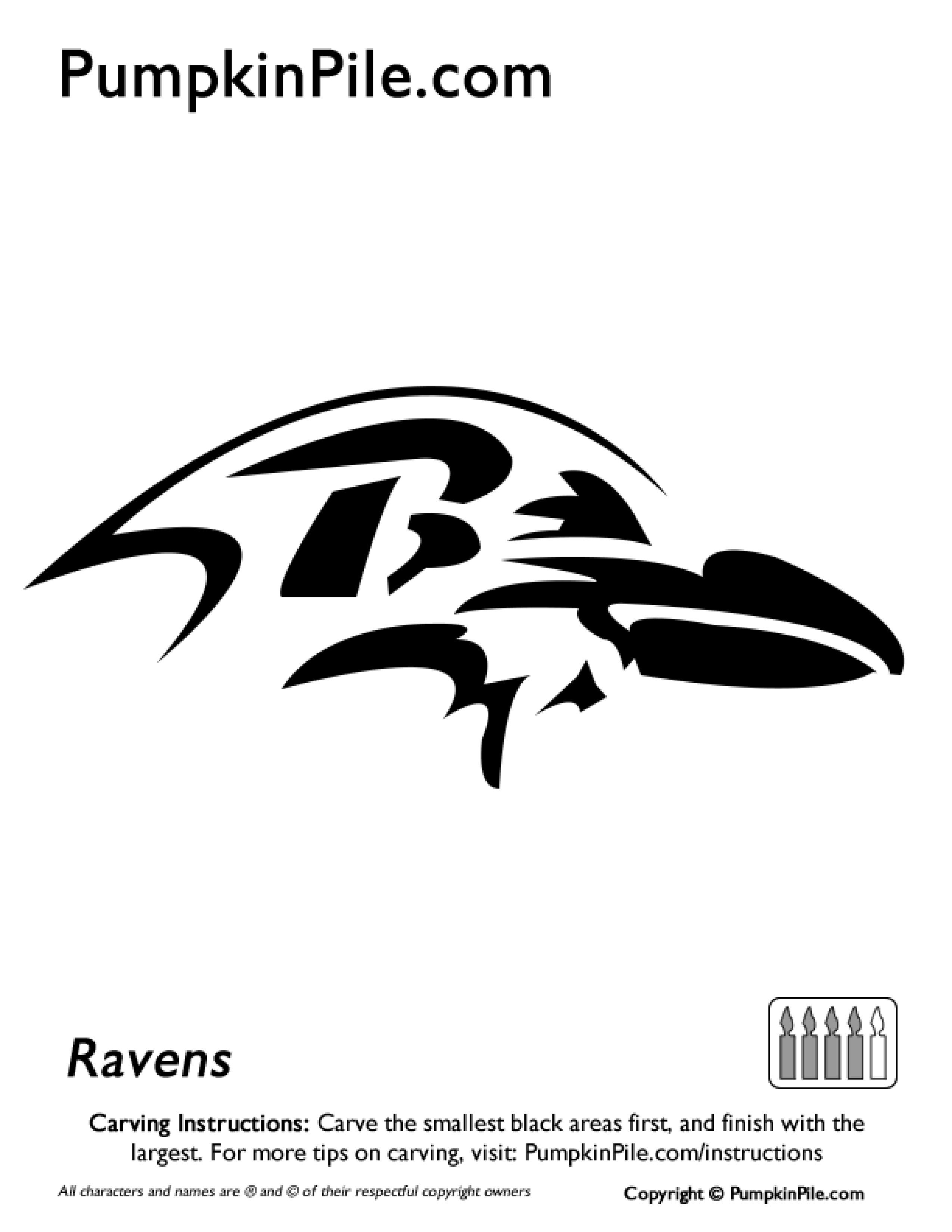 NFL Baltimore Ravens (Pumpkin Stencil Pumpkin Pattern Pumpkin NFL Baltimore Ravens (Pumpkin Stencil Pumpkin Pattern Pumpkin