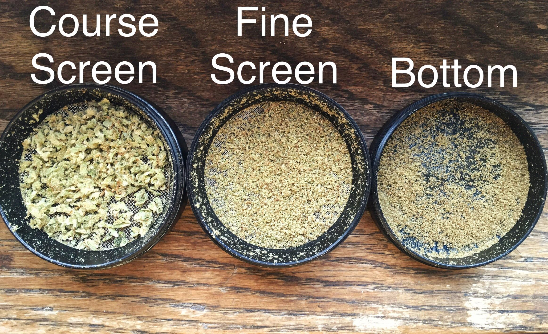 My grinder has two screens—is the middle one also catching kief? Or