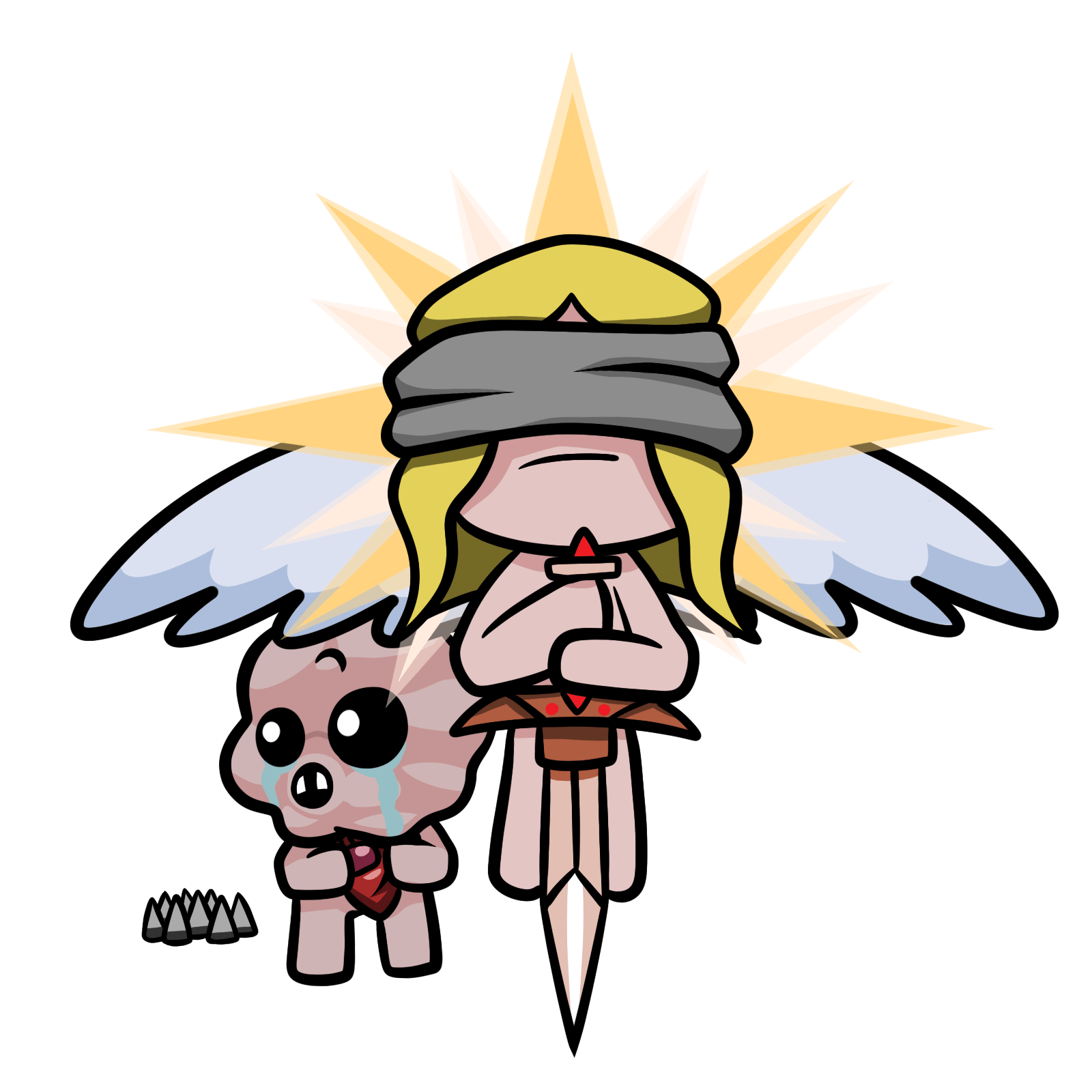 The Binding of Isaac t azazel + soy milk reminded me of something so i