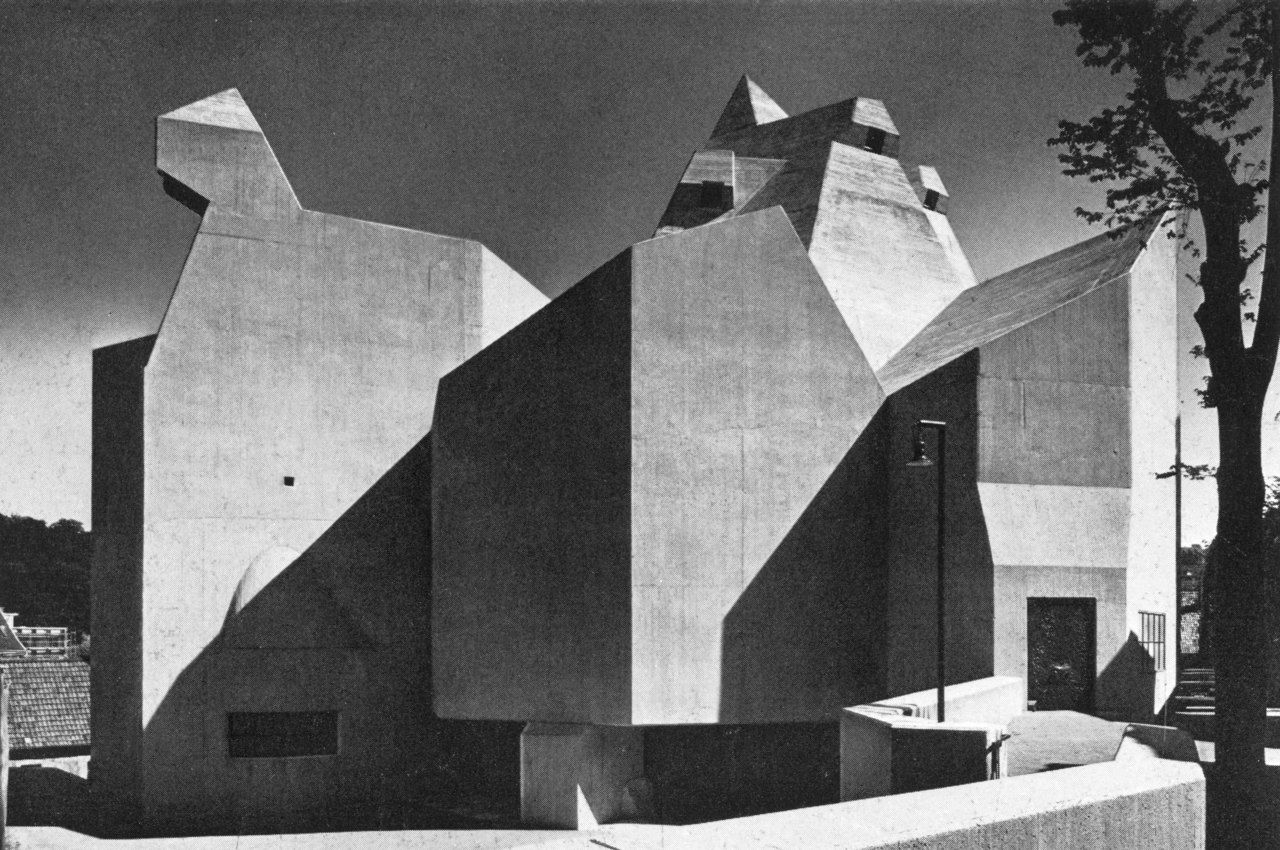 Pilgrimage Church, Neviges, Germany, 1968 Architect Gottfried Böhm r